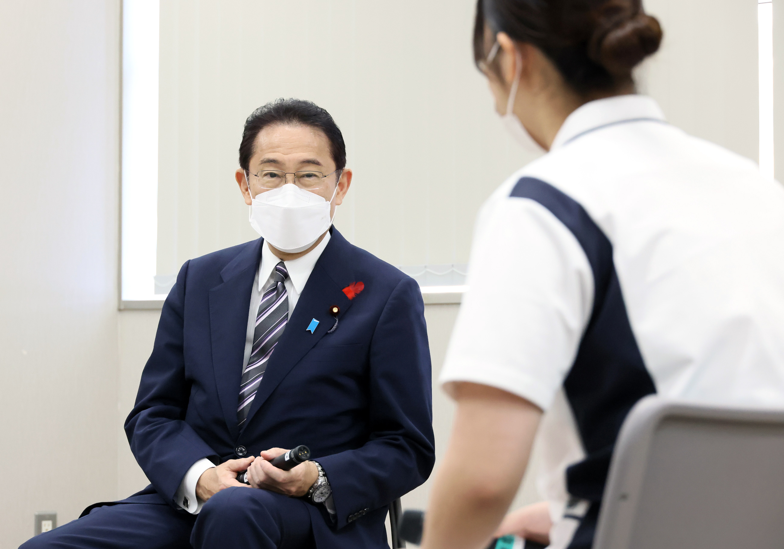 视察东京都都立墨东医院