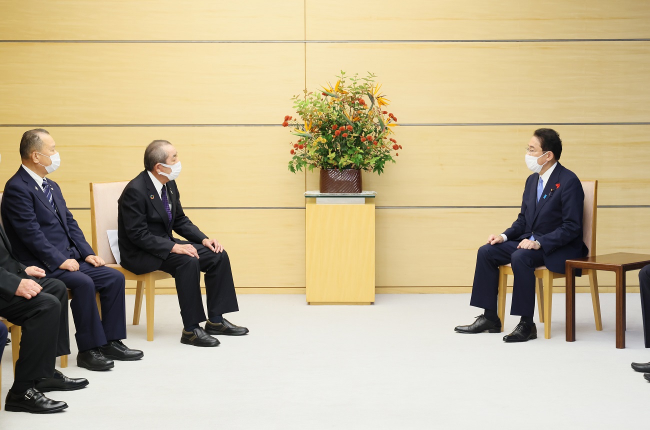 与全中等JA集团人员的会面