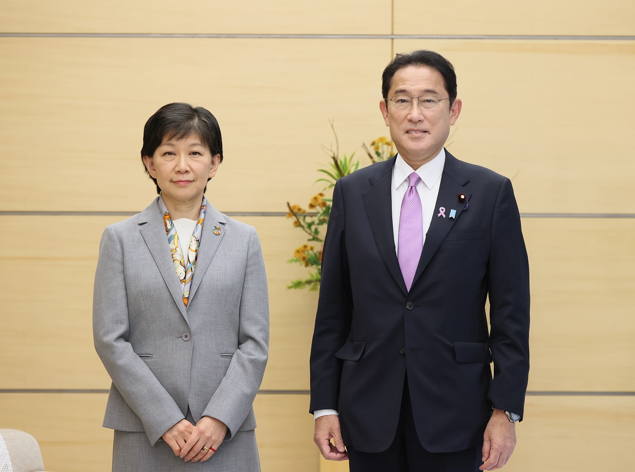 会见联合国副秘书长和主管裁军高级代表中满