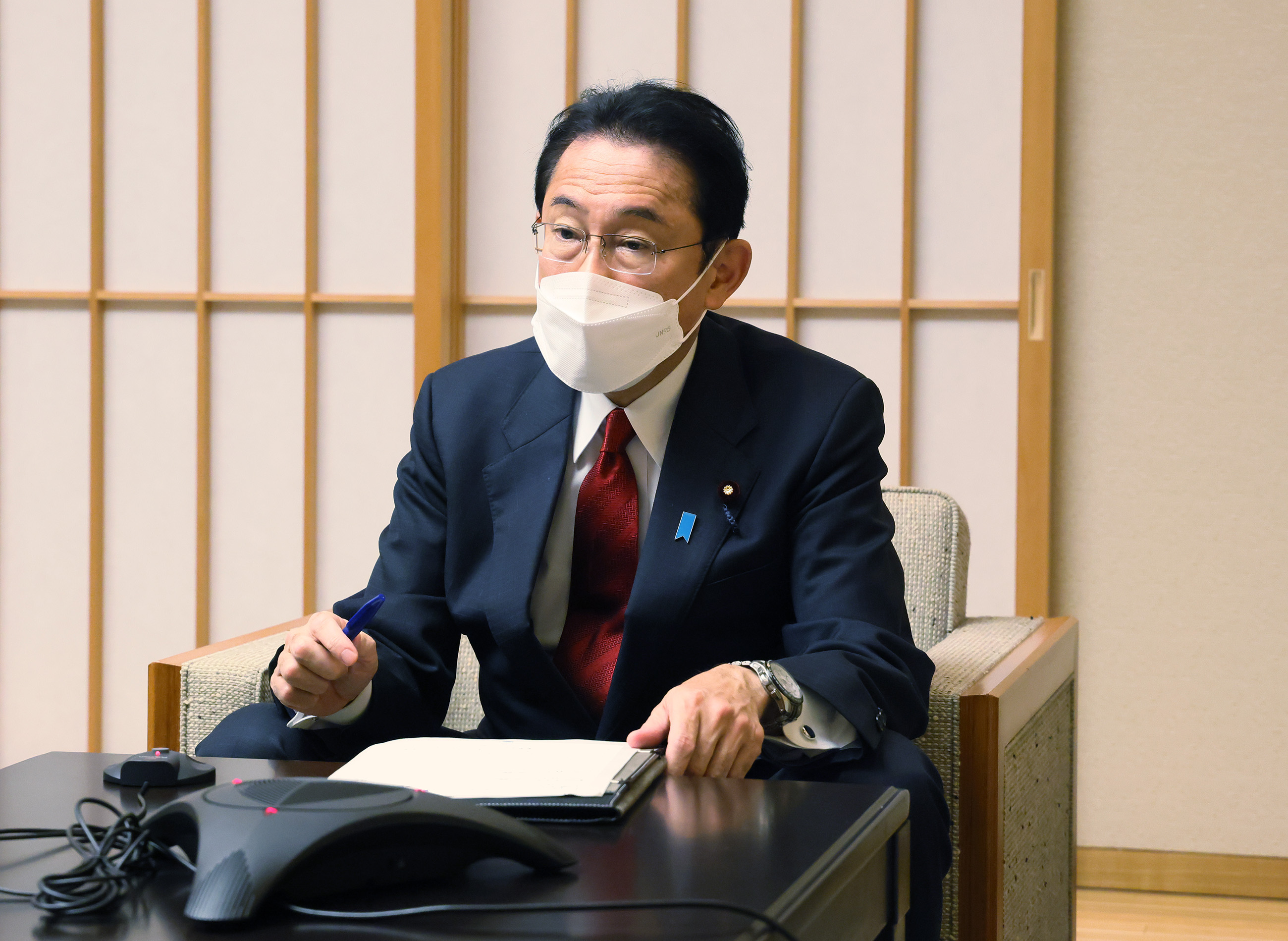 与辉瑞制药CEO布尔拉的电话会谈