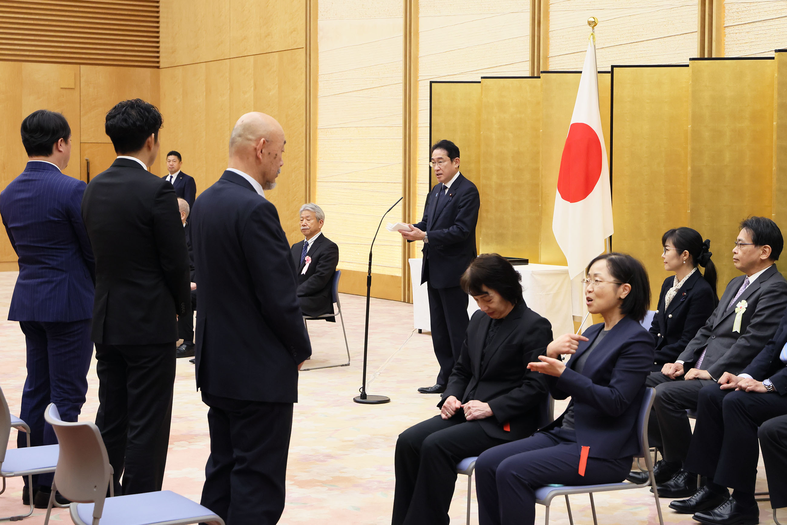 出席无障碍化及通用设计推进功劳者表彰仪式