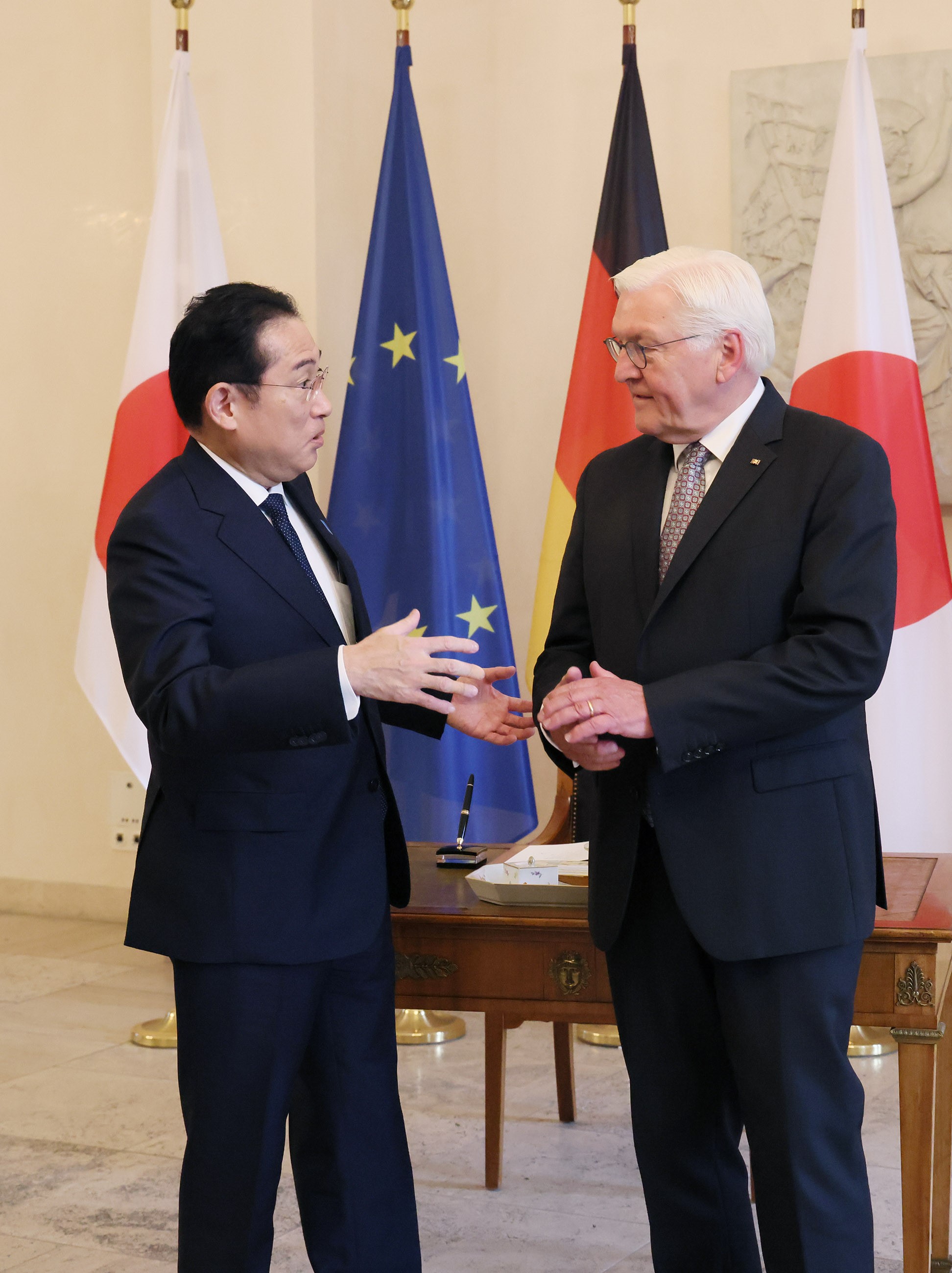 岸田首相拜会施泰因迈尔总统3