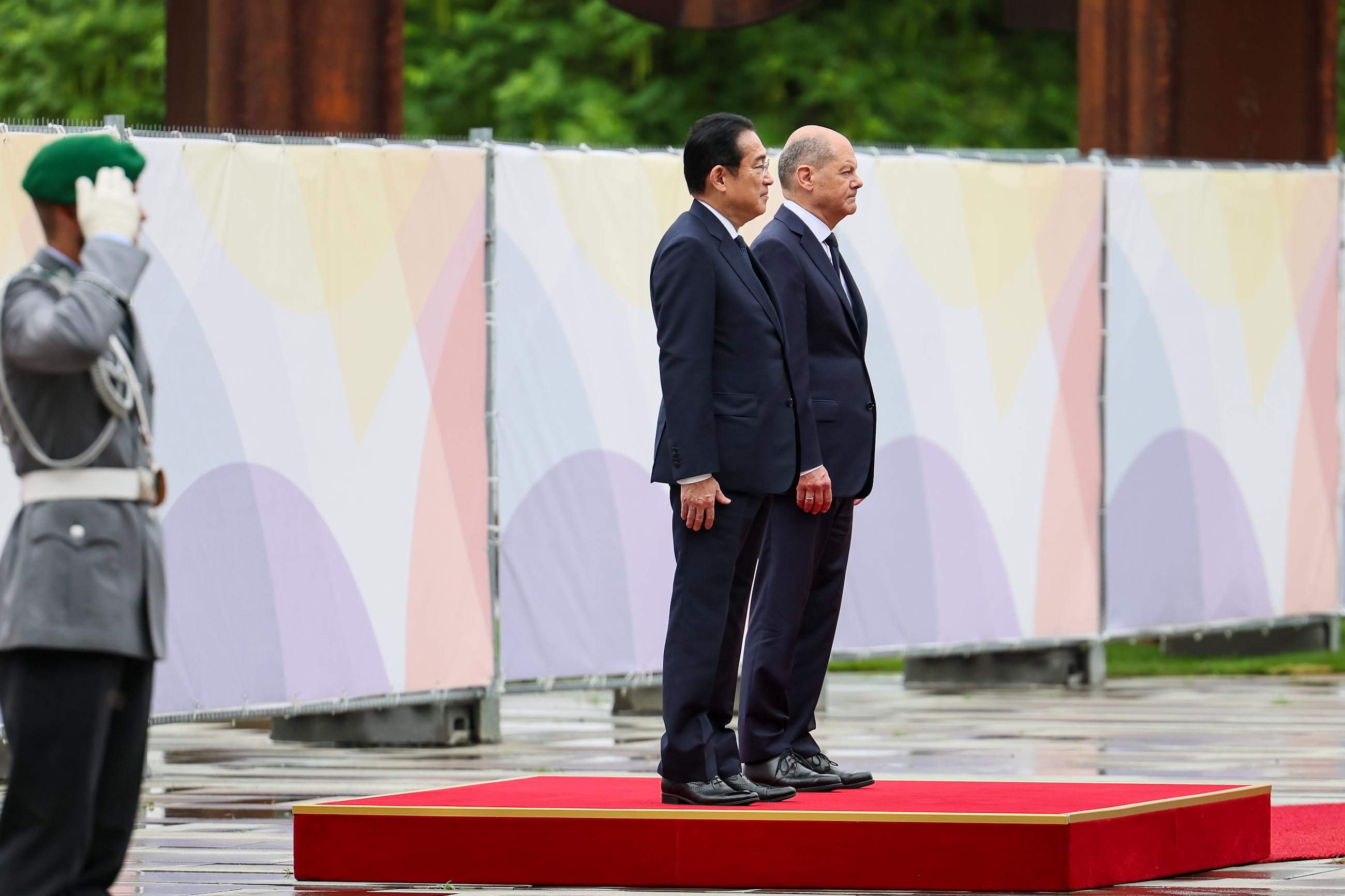 仪仗队迎宾仪式2