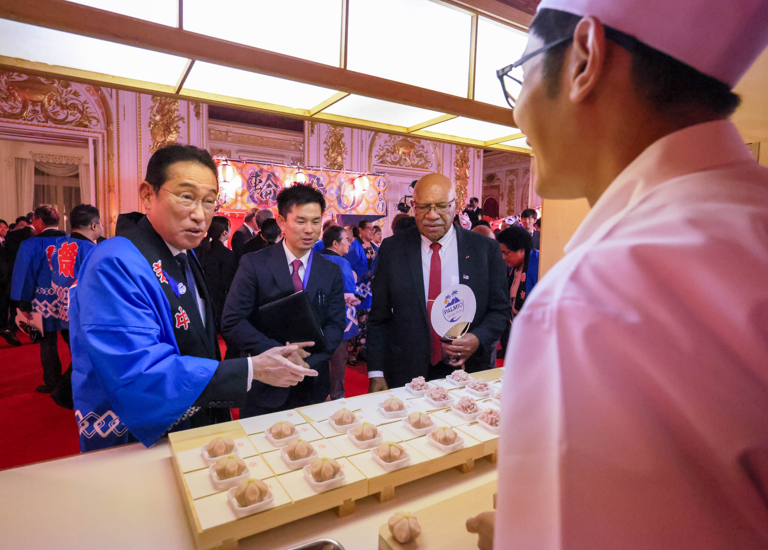 岸田首相参加夏日庆典3