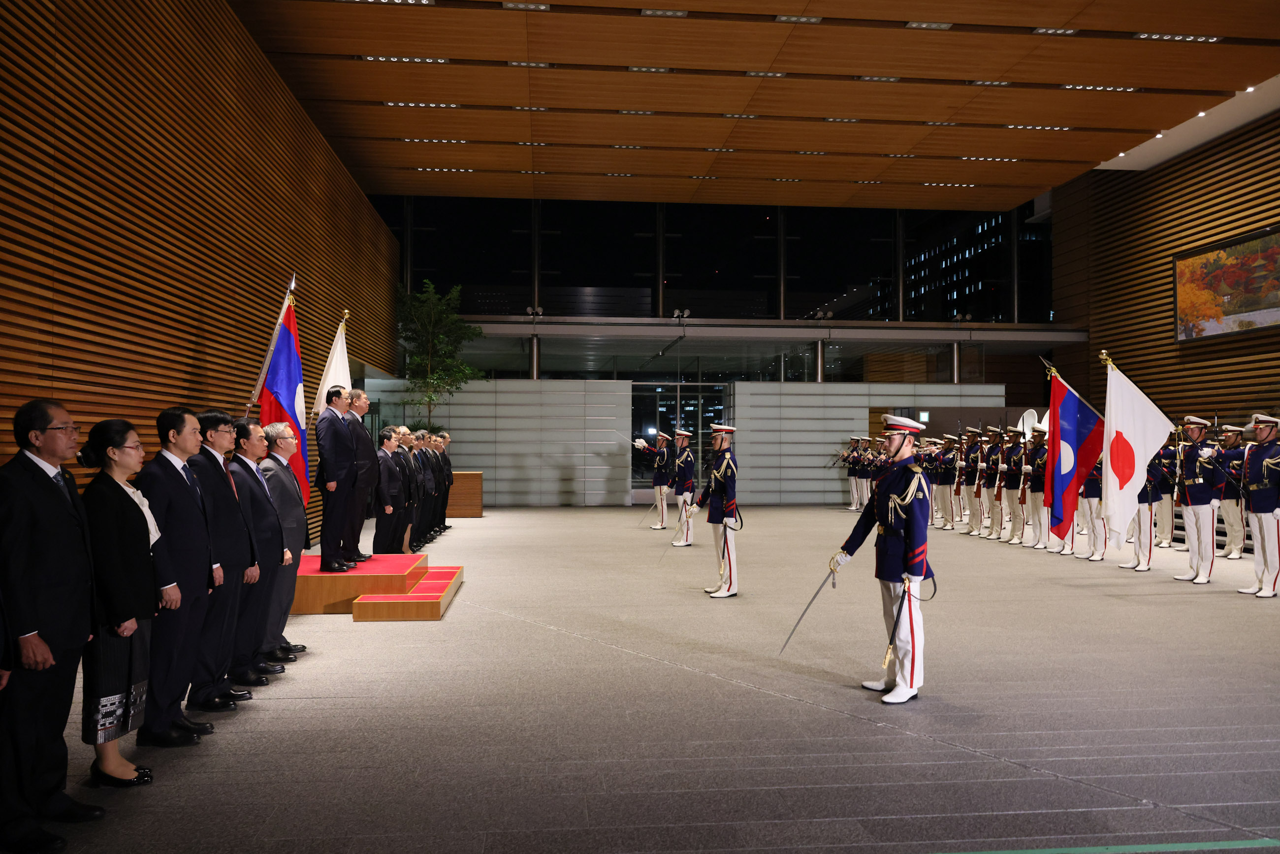 仪仗队的荣誉礼和迎宾仪式2