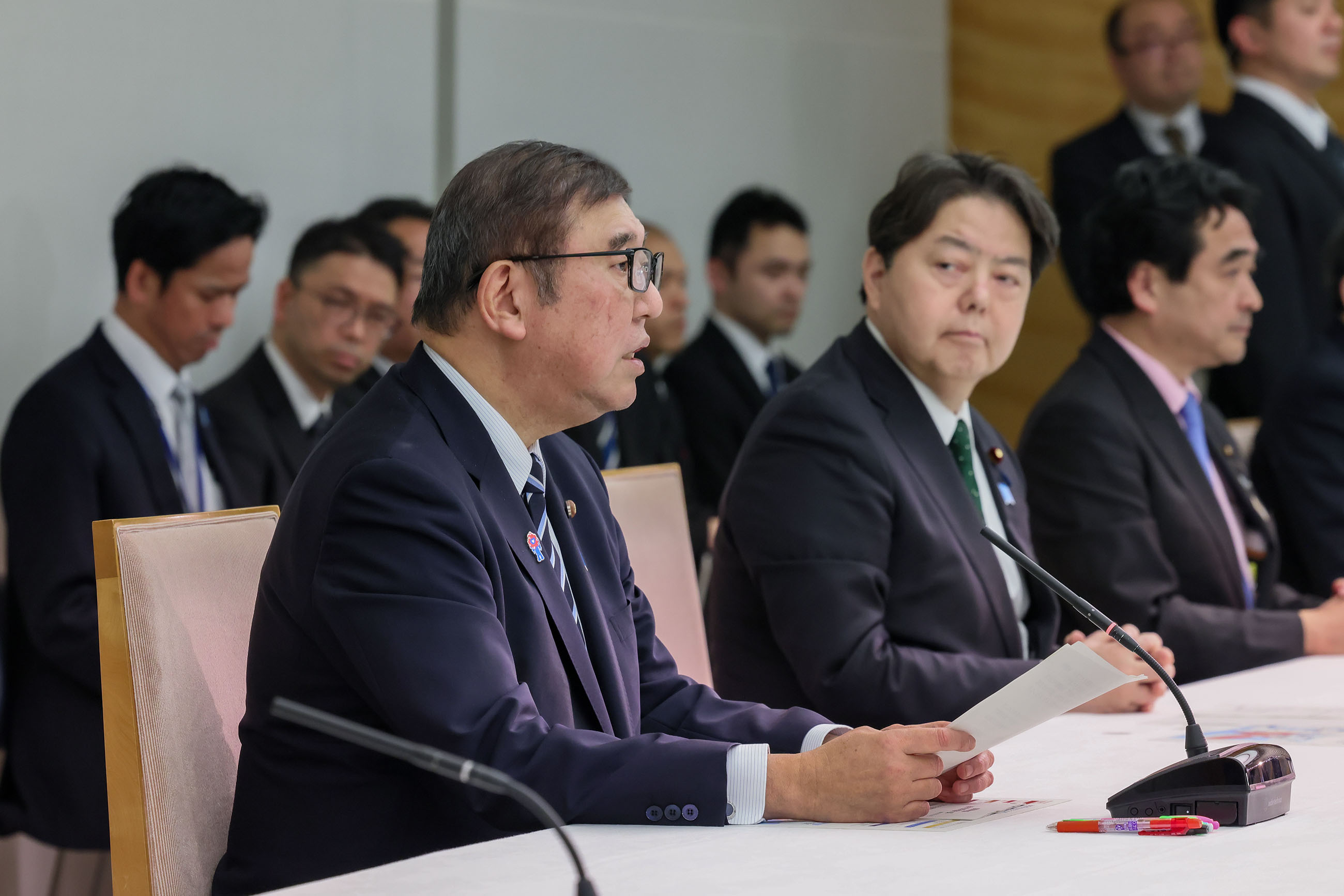 召开关于岩手县大船渡市森林火灾的相关阁僚会议