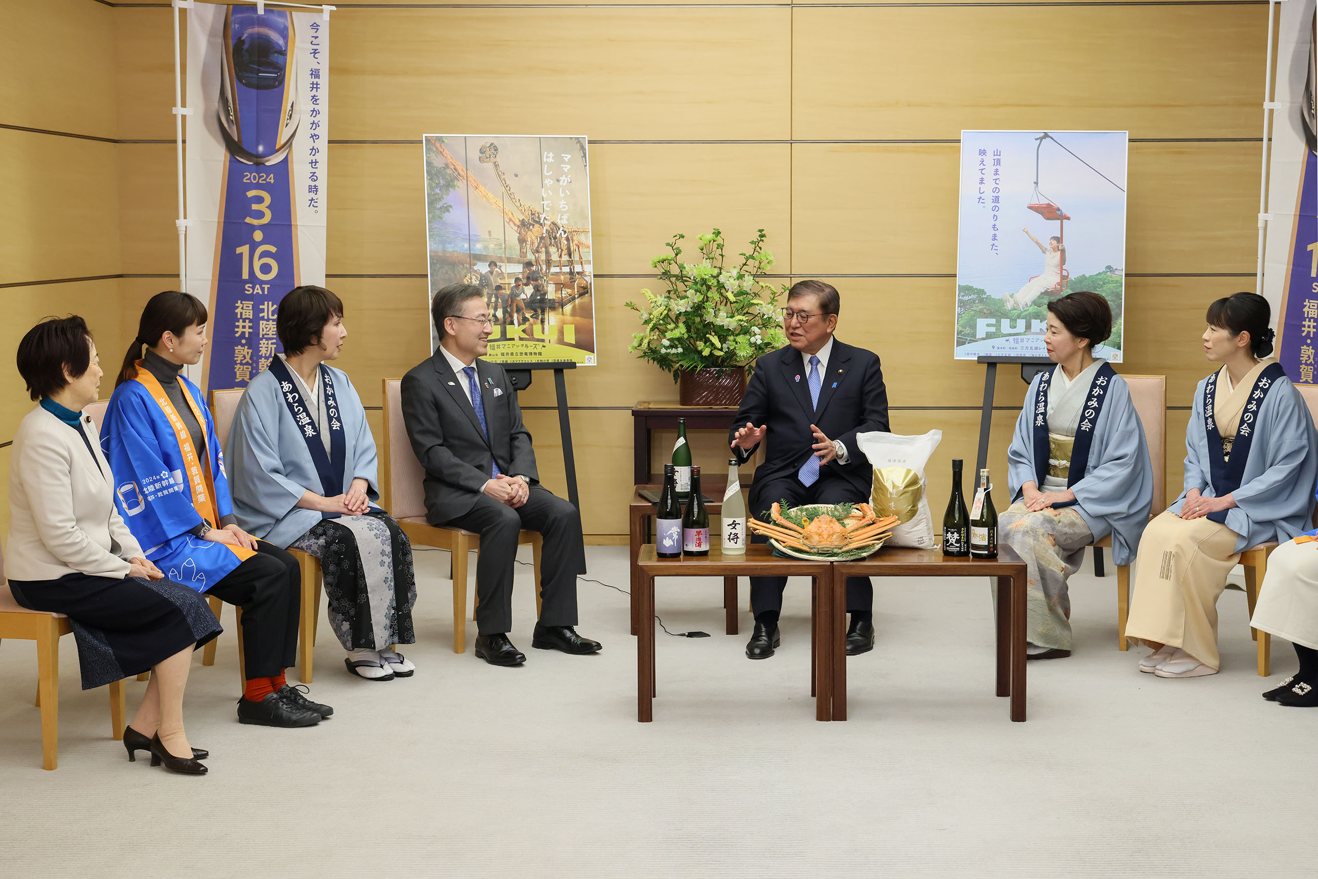 石破首相接受拜会3