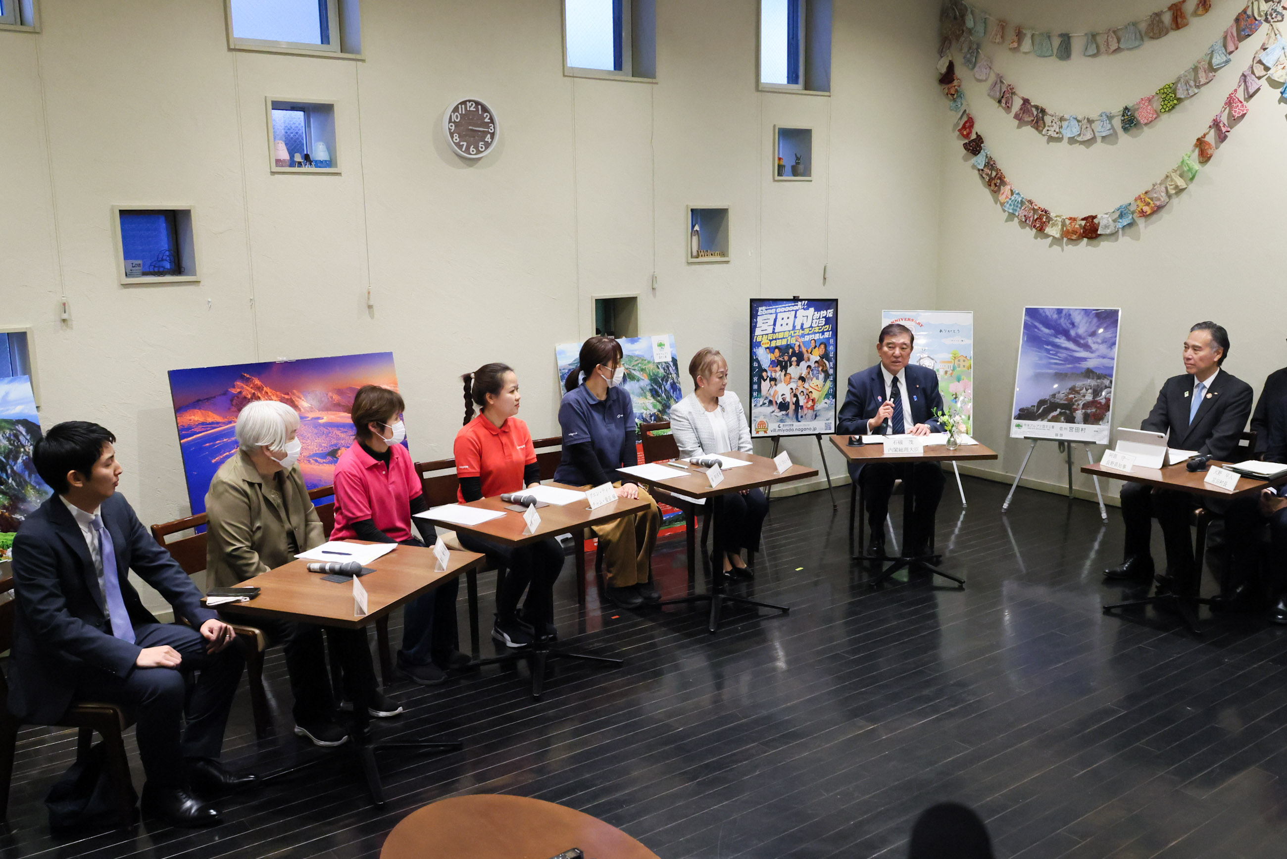 石破首相在座谈会发言2