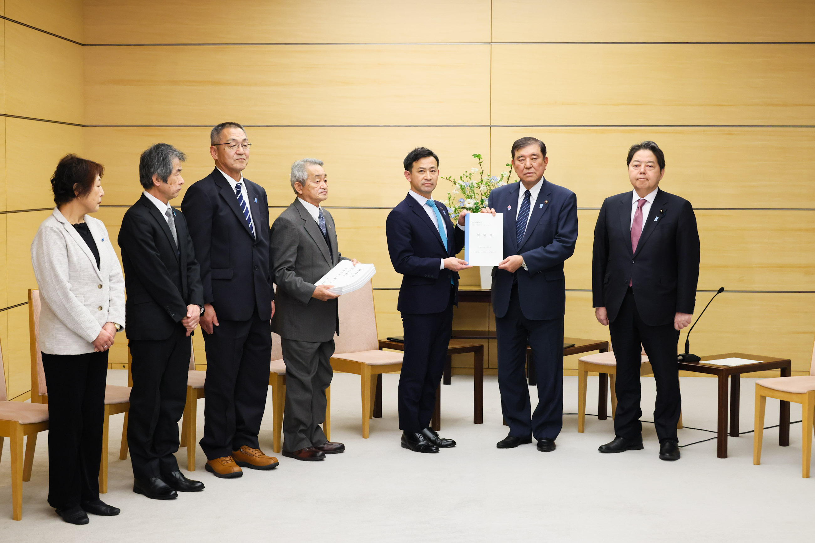 会见营救被北朝鲜绑架日本人之福井会以及地村保志先生