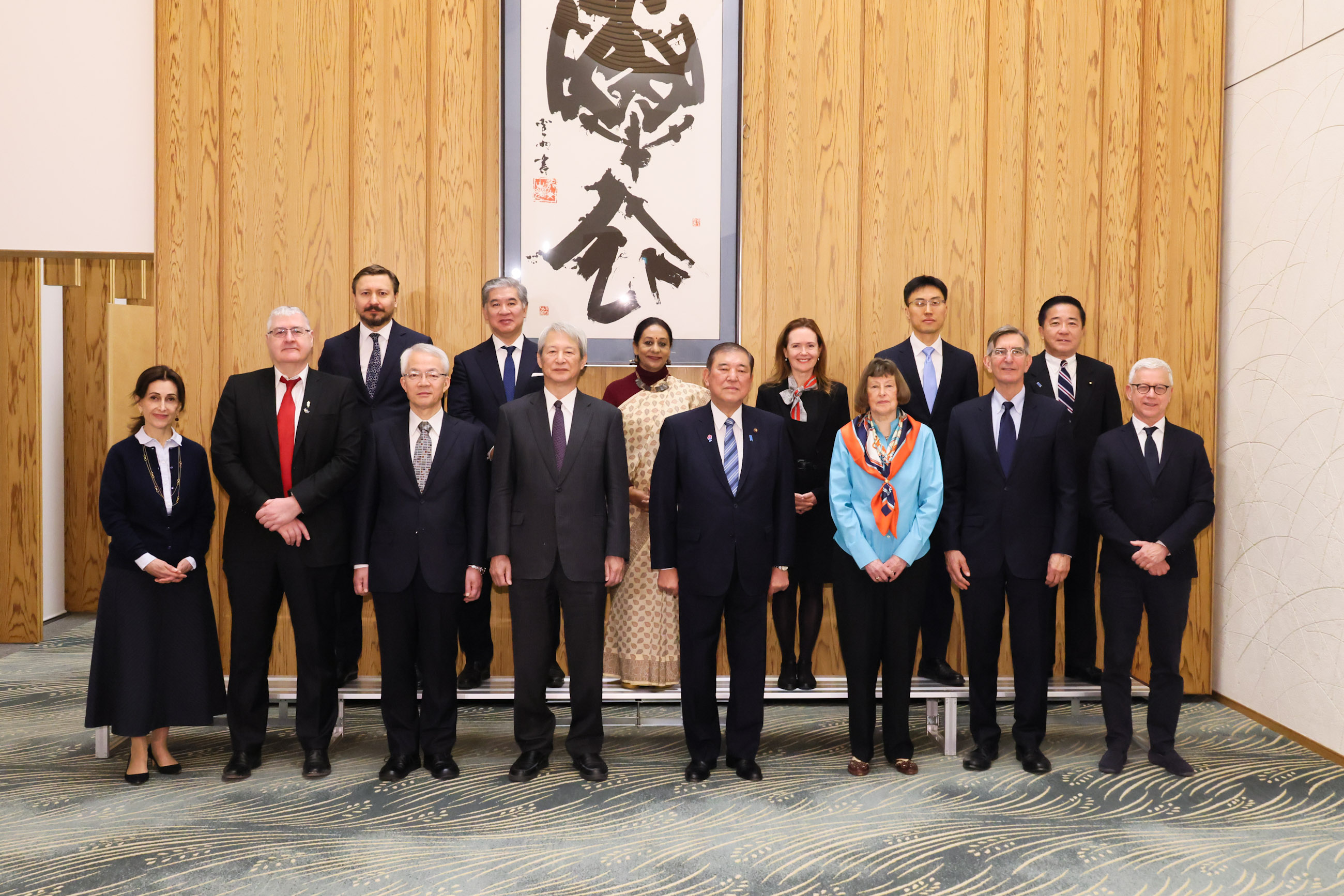 石破首相接受拜会1