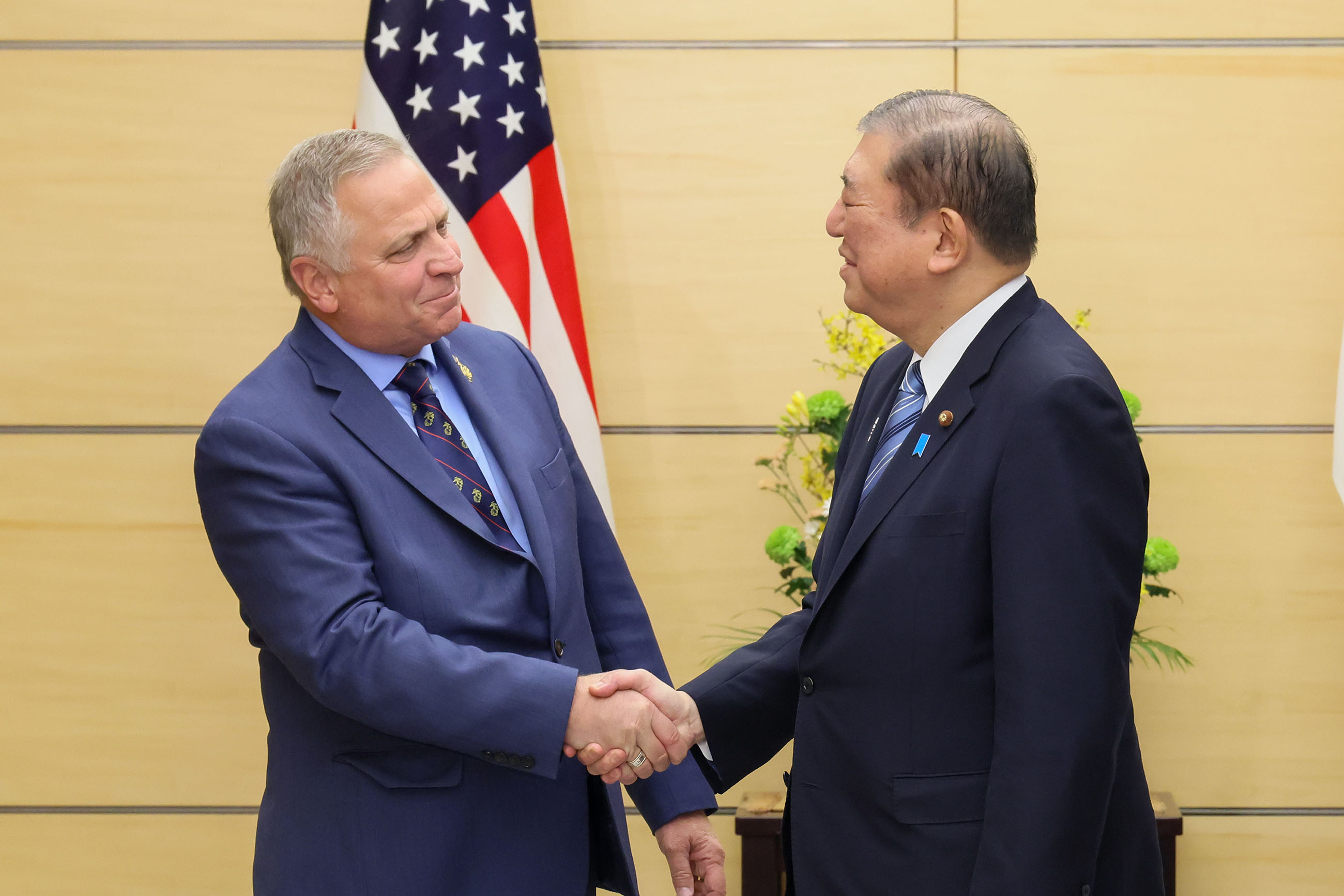 石破首相接受拜会3