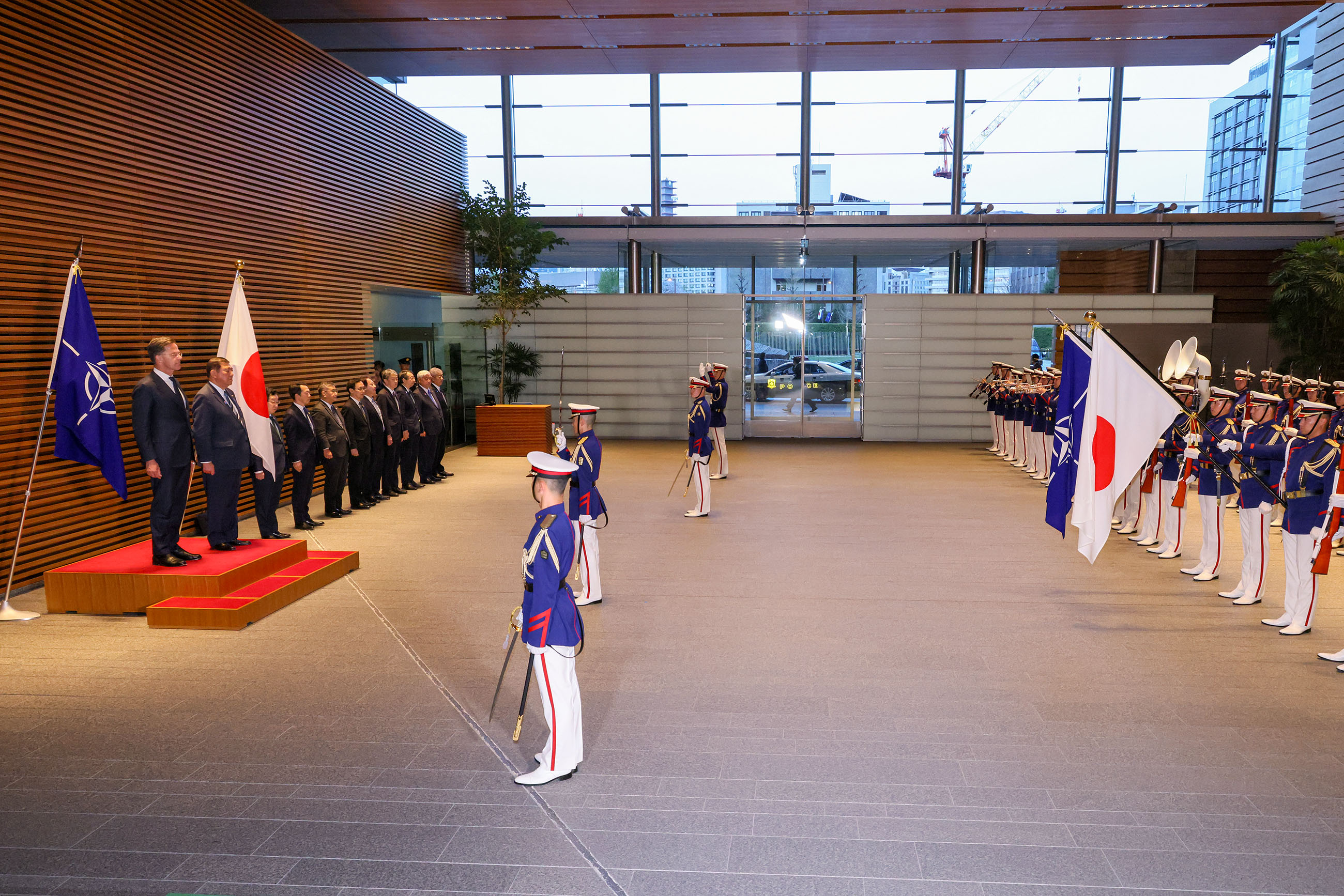 仪仗队的荣誉礼和迎宾仪式1