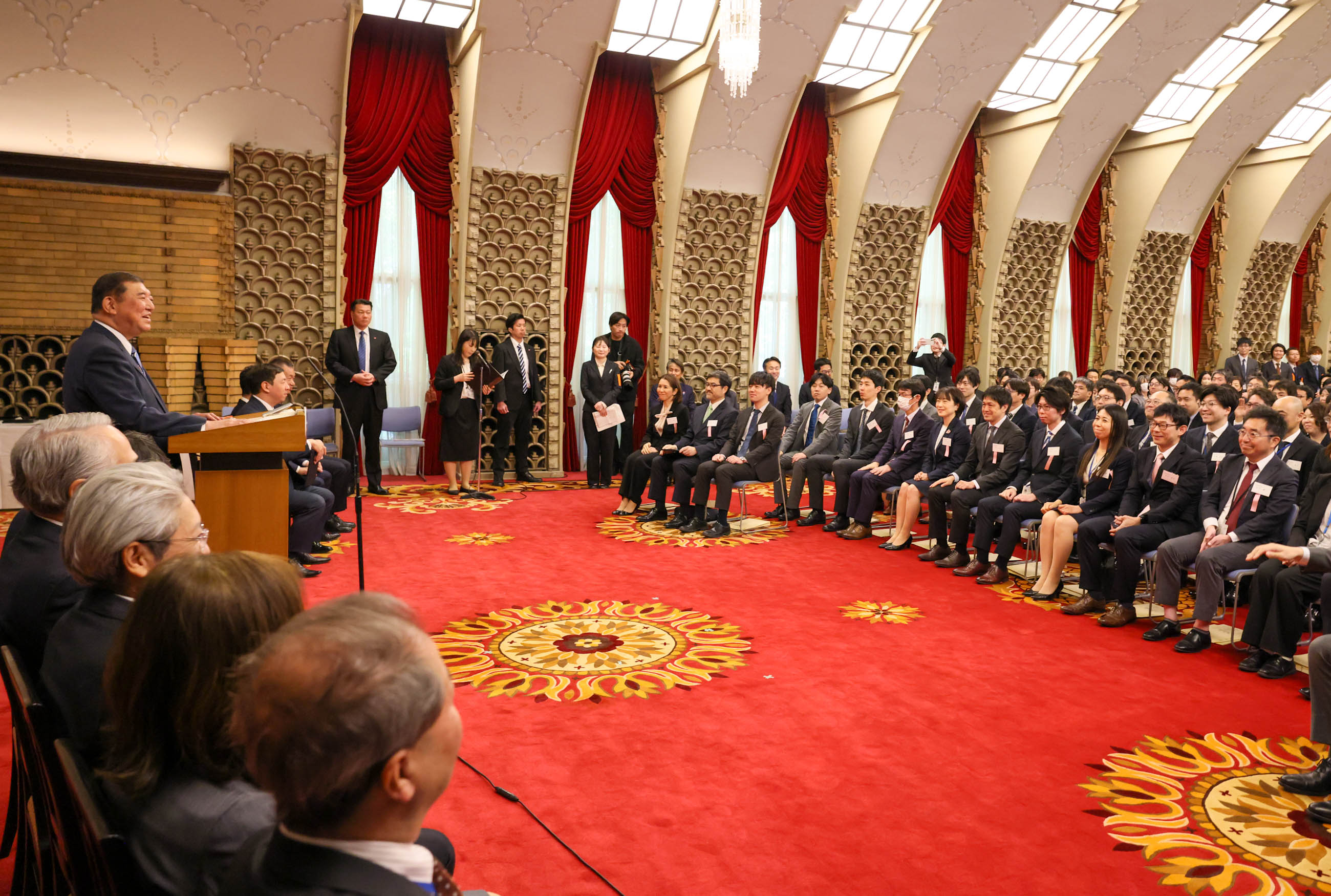 石破首相作训示2