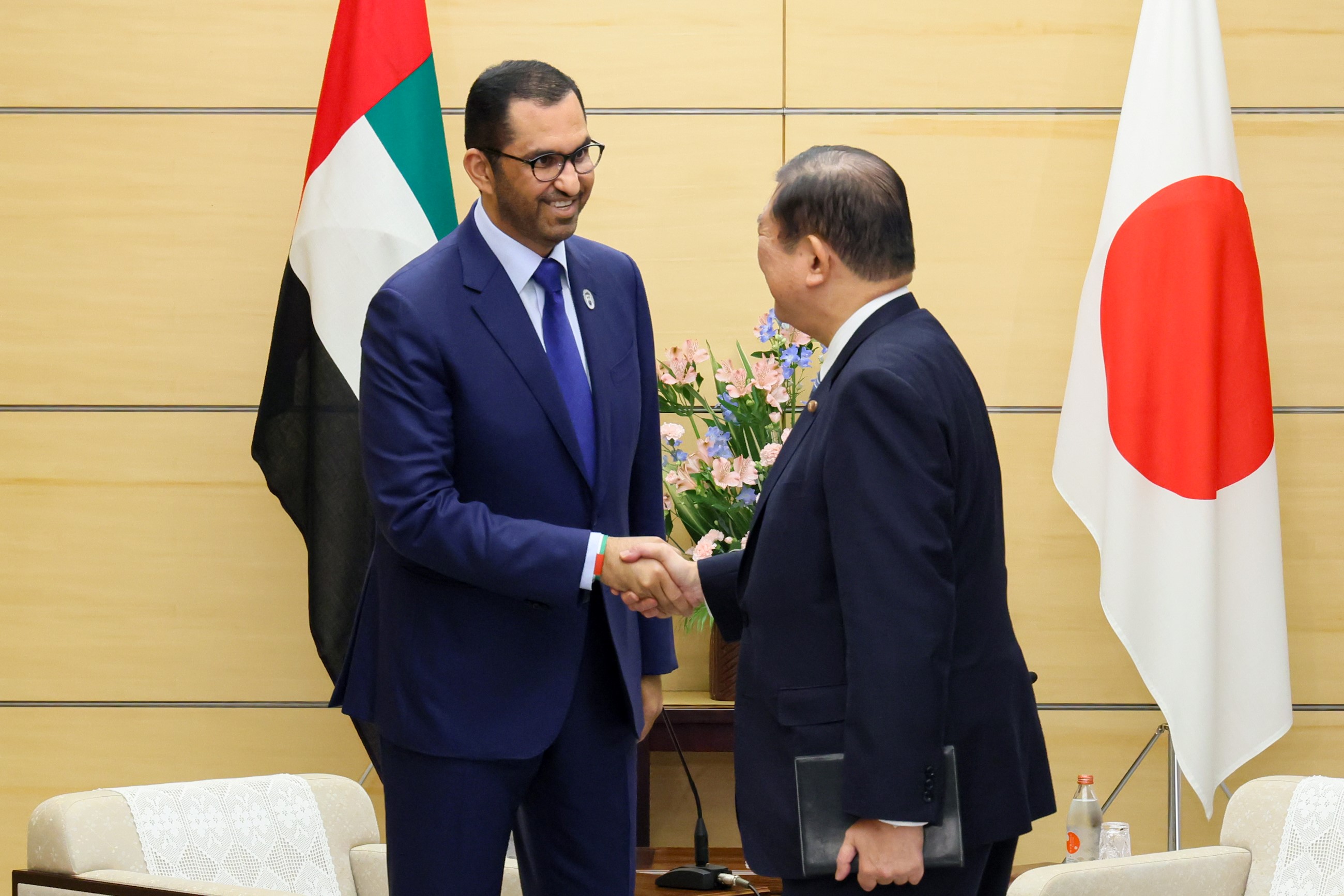 石破首相接受拜会3