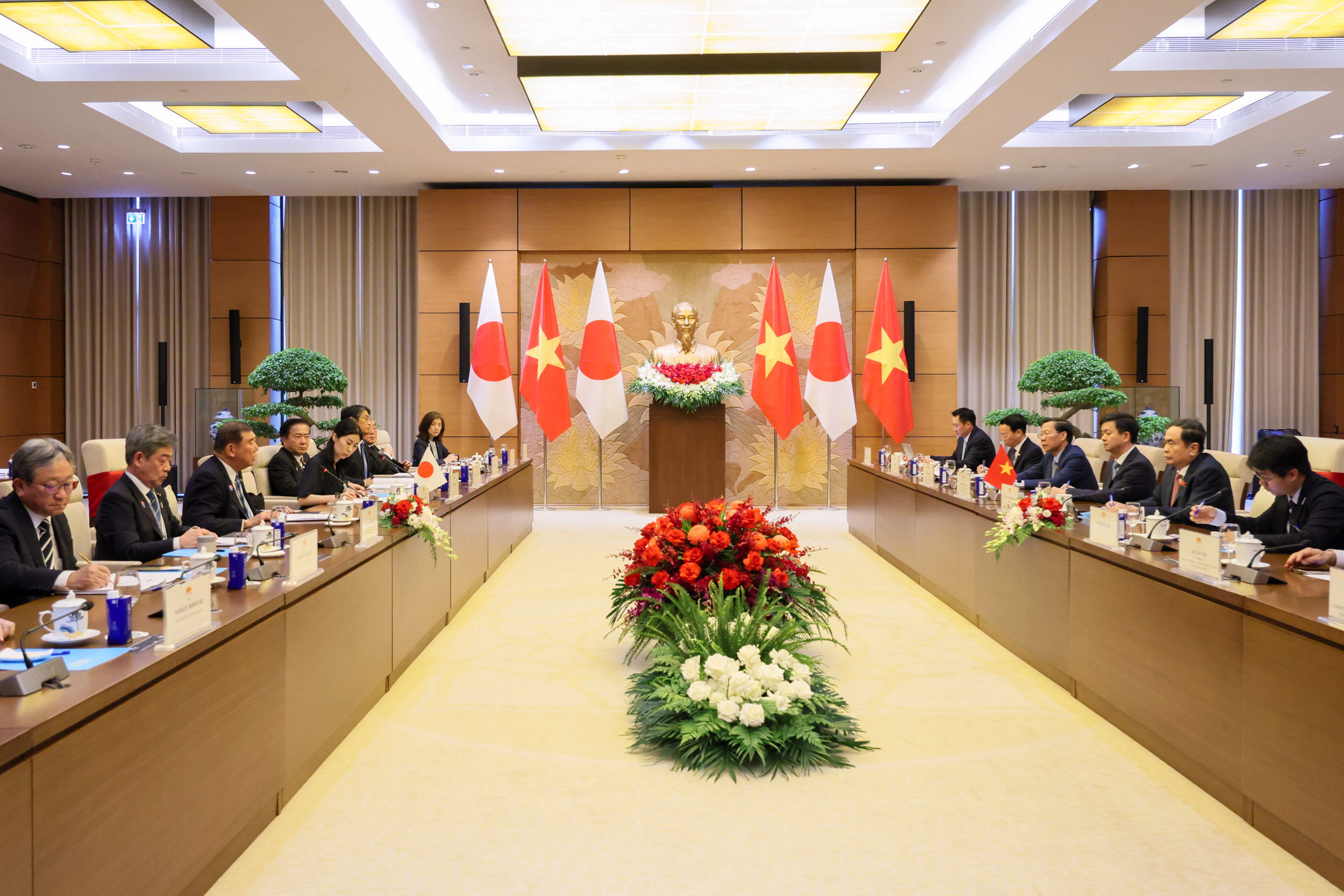 与陈青敏国会主席举行会谈4