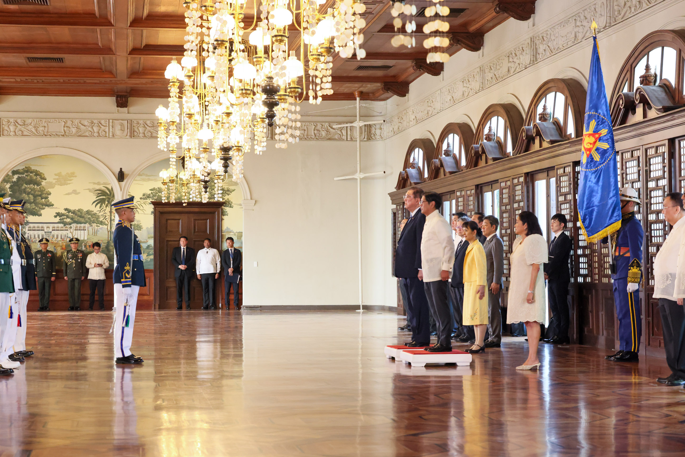 马拉卡南宫的欢迎仪式2