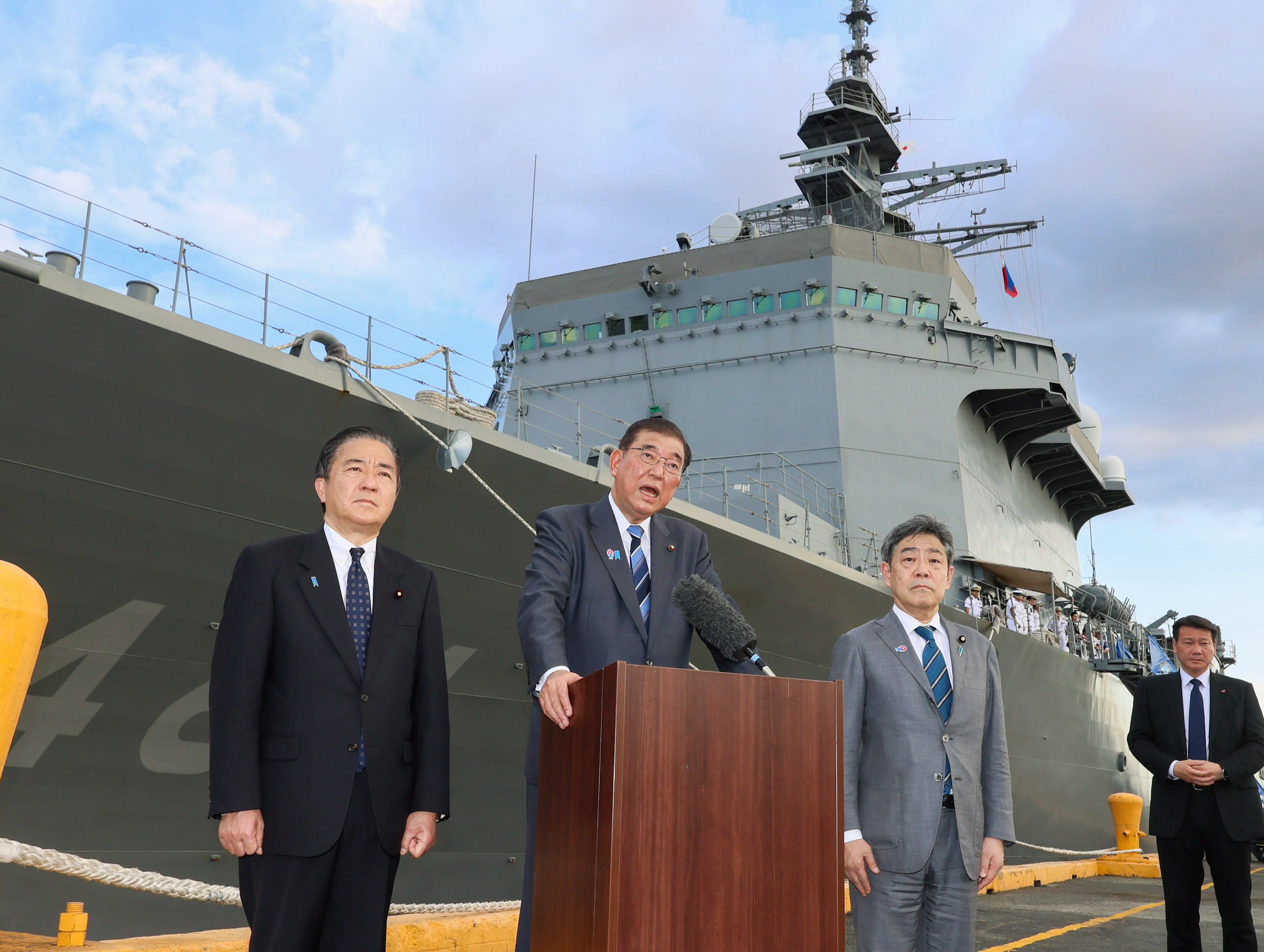 石破首相举行记者会2