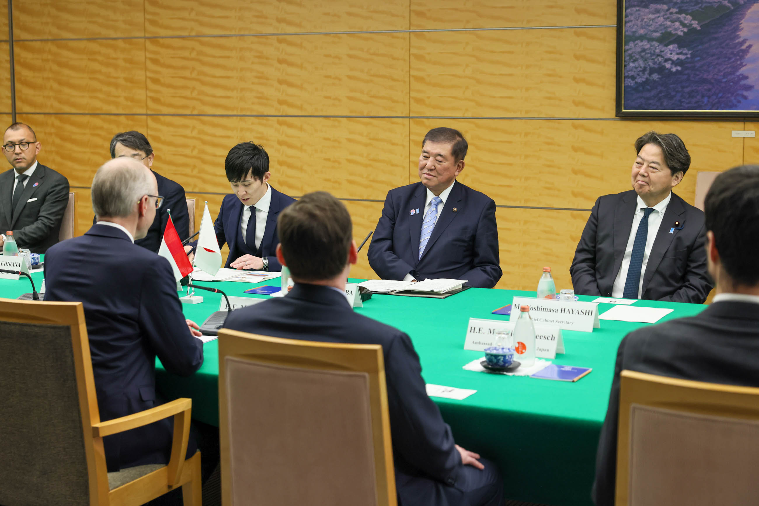 日本卢森堡首脑会谈6