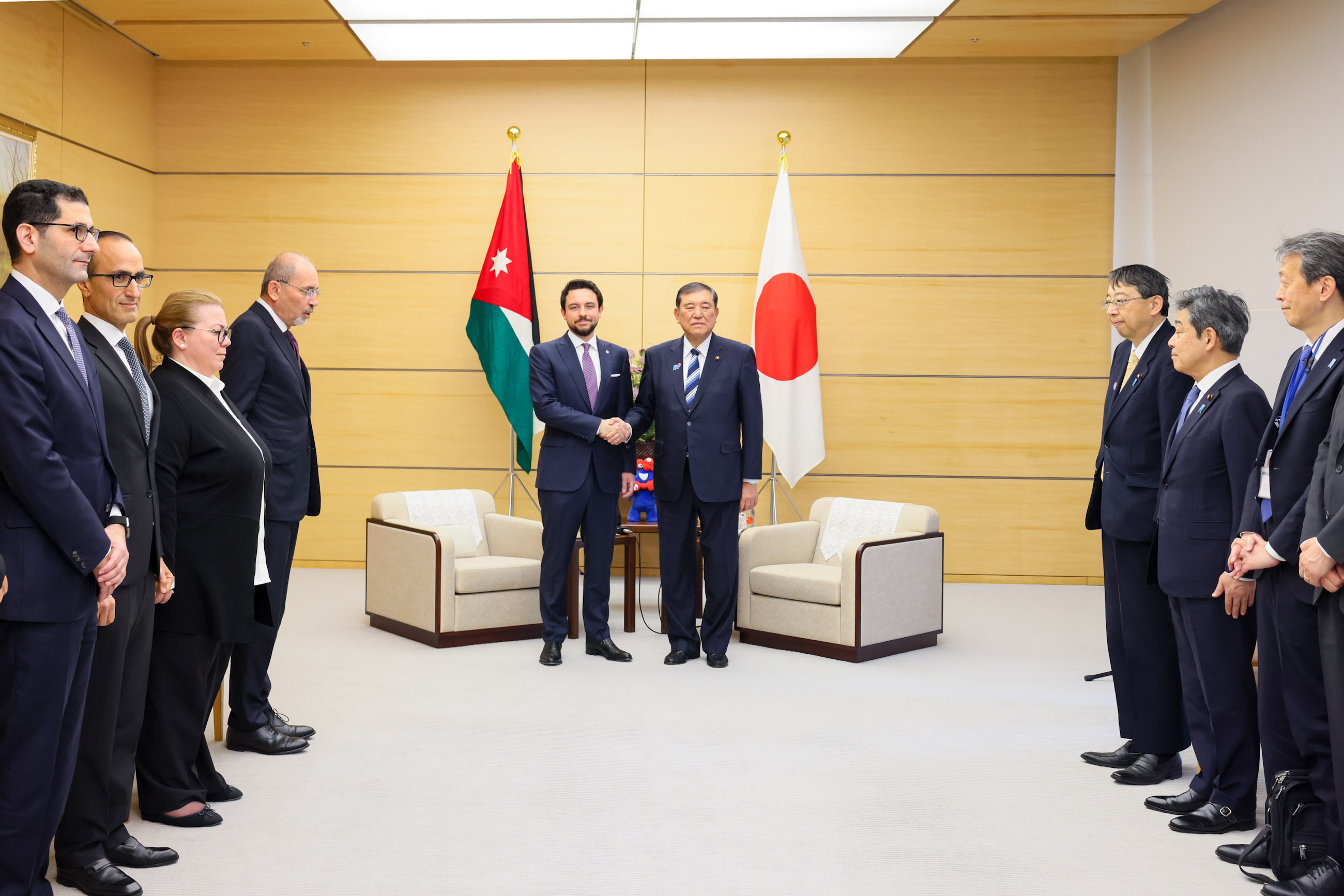 石破首相接受拜会2