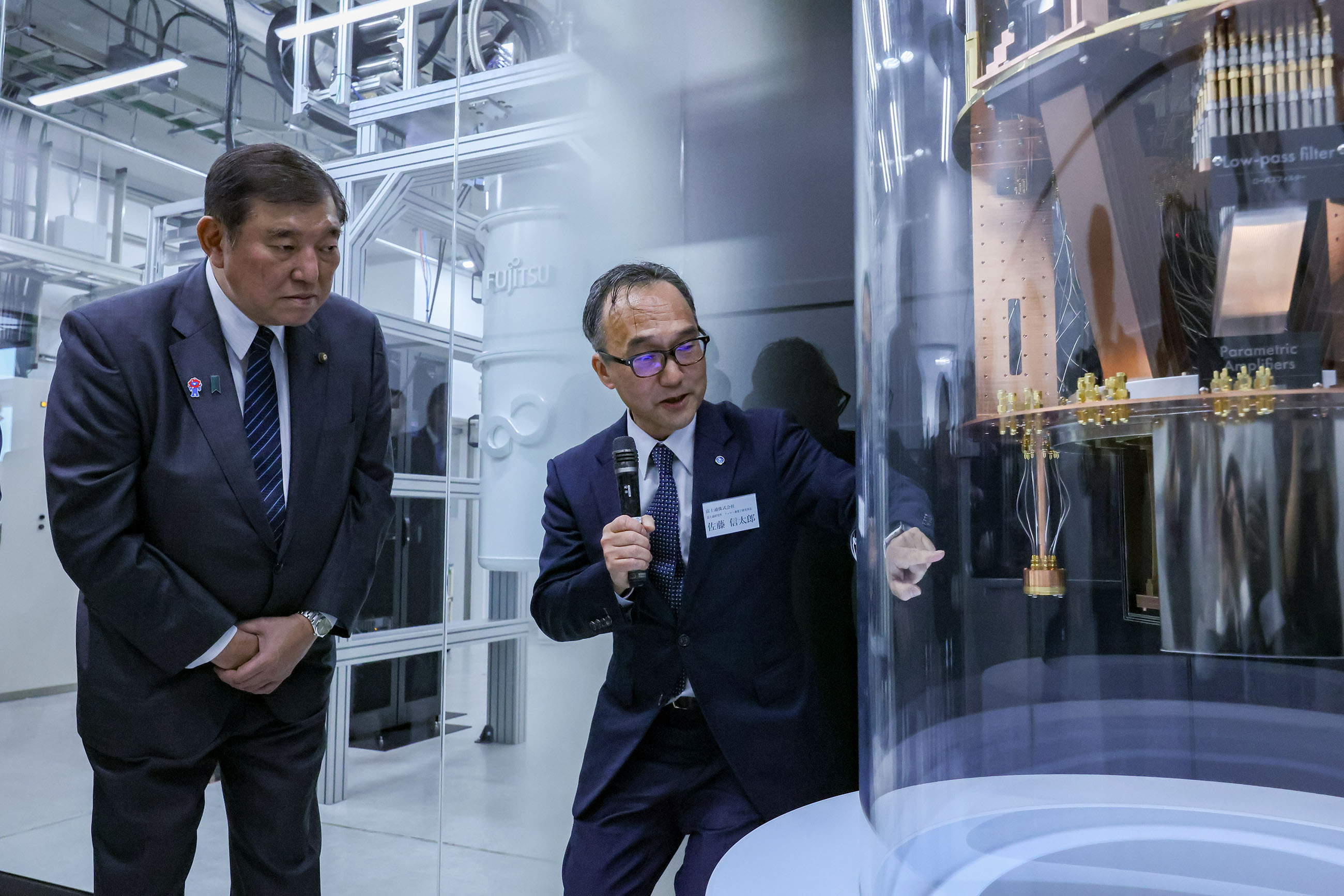 石破首相视察G-QuAT10