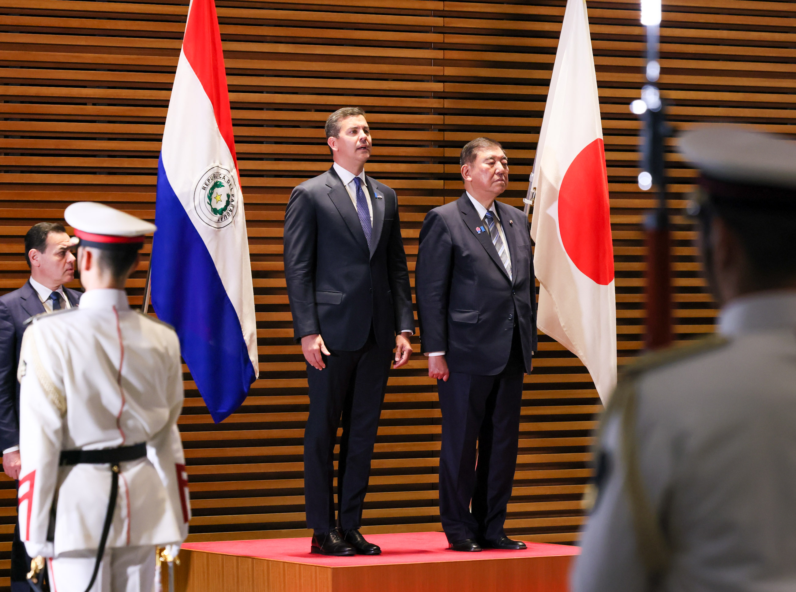 仪仗队的荣誉礼和迎宾仪式2