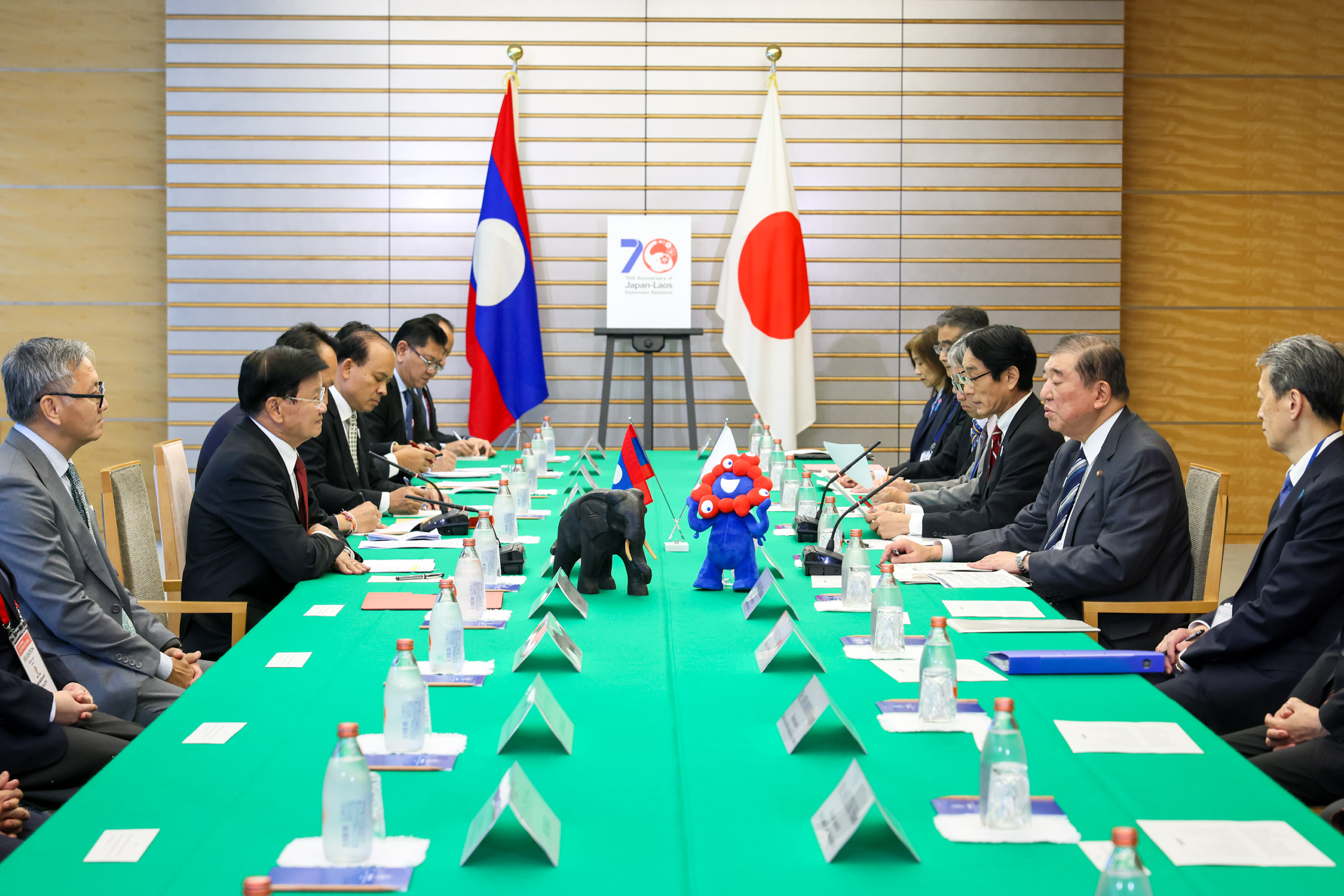 日本老挝首脑会谈4