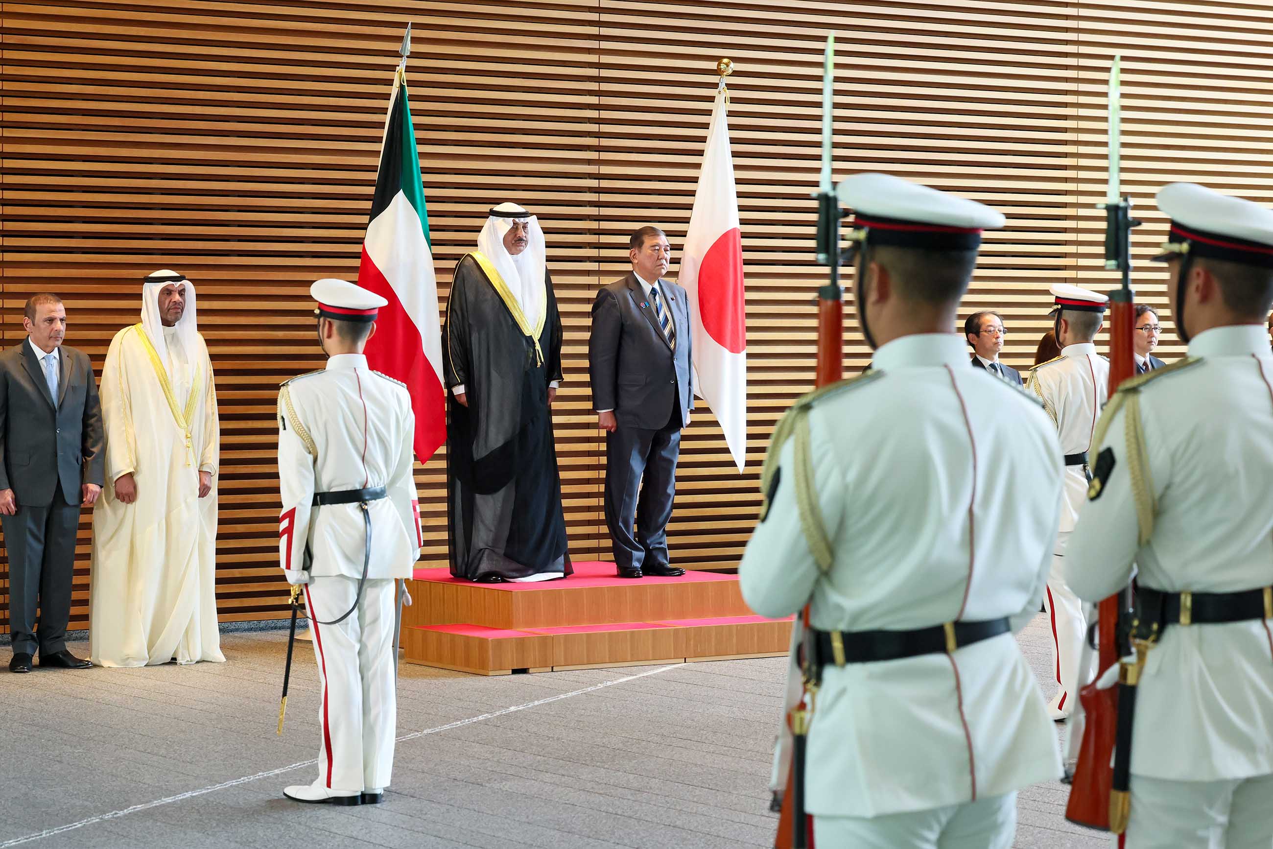 仪仗队的荣誉礼和迎宾仪式1