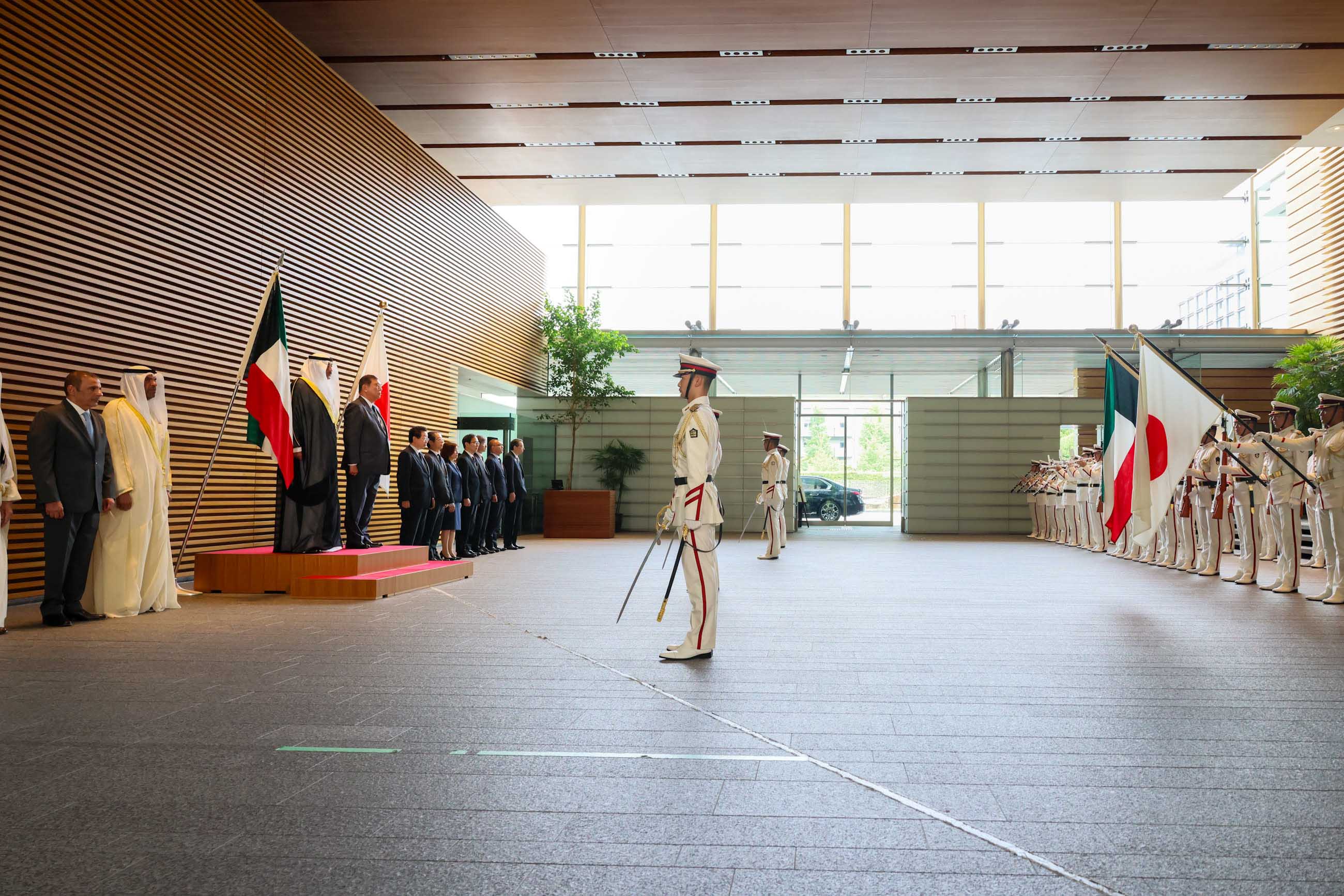 仪仗队的荣誉礼和迎宾仪式2