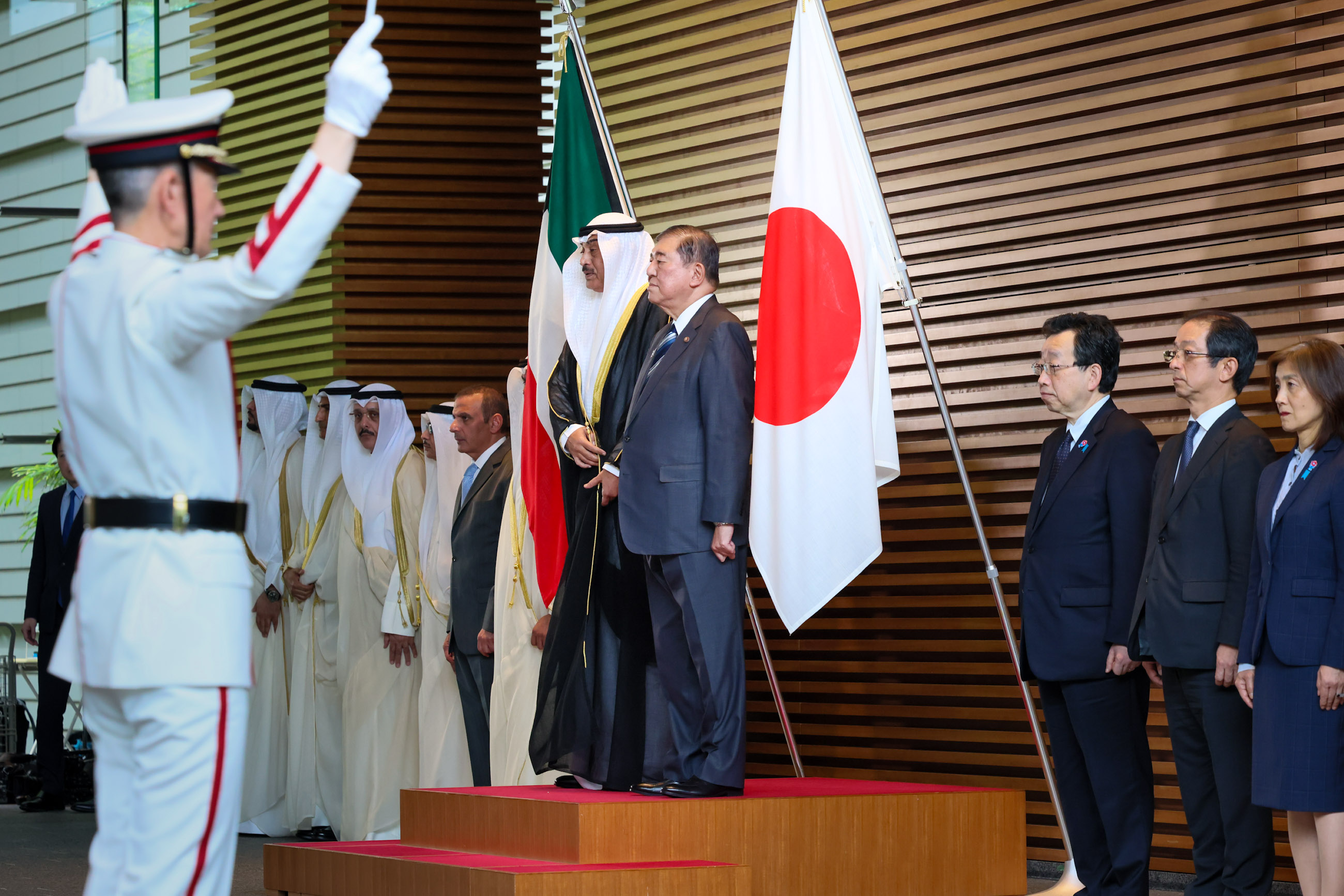 仪仗队的荣誉礼和迎宾仪式3