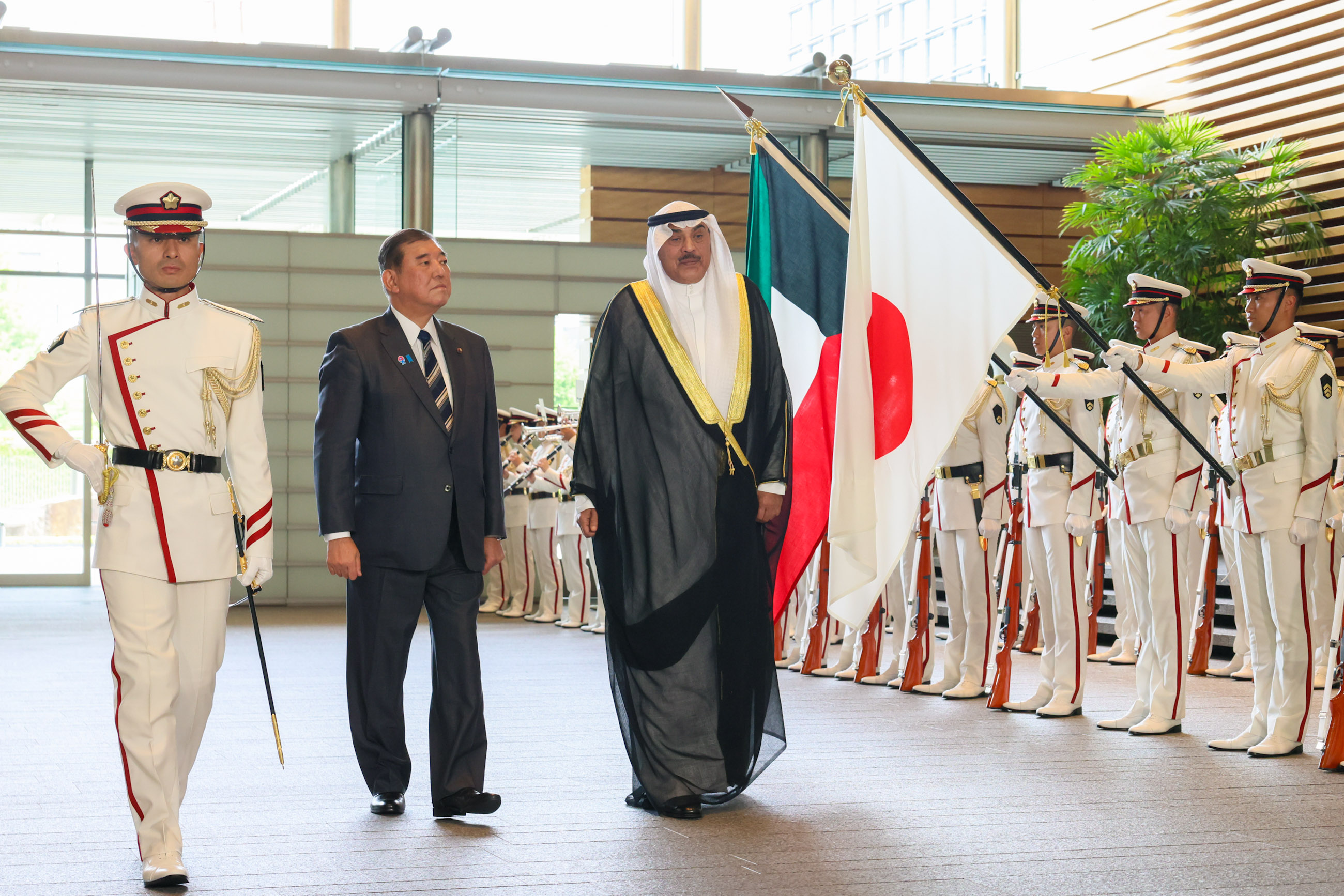 仪仗队的荣誉礼和迎宾仪式4