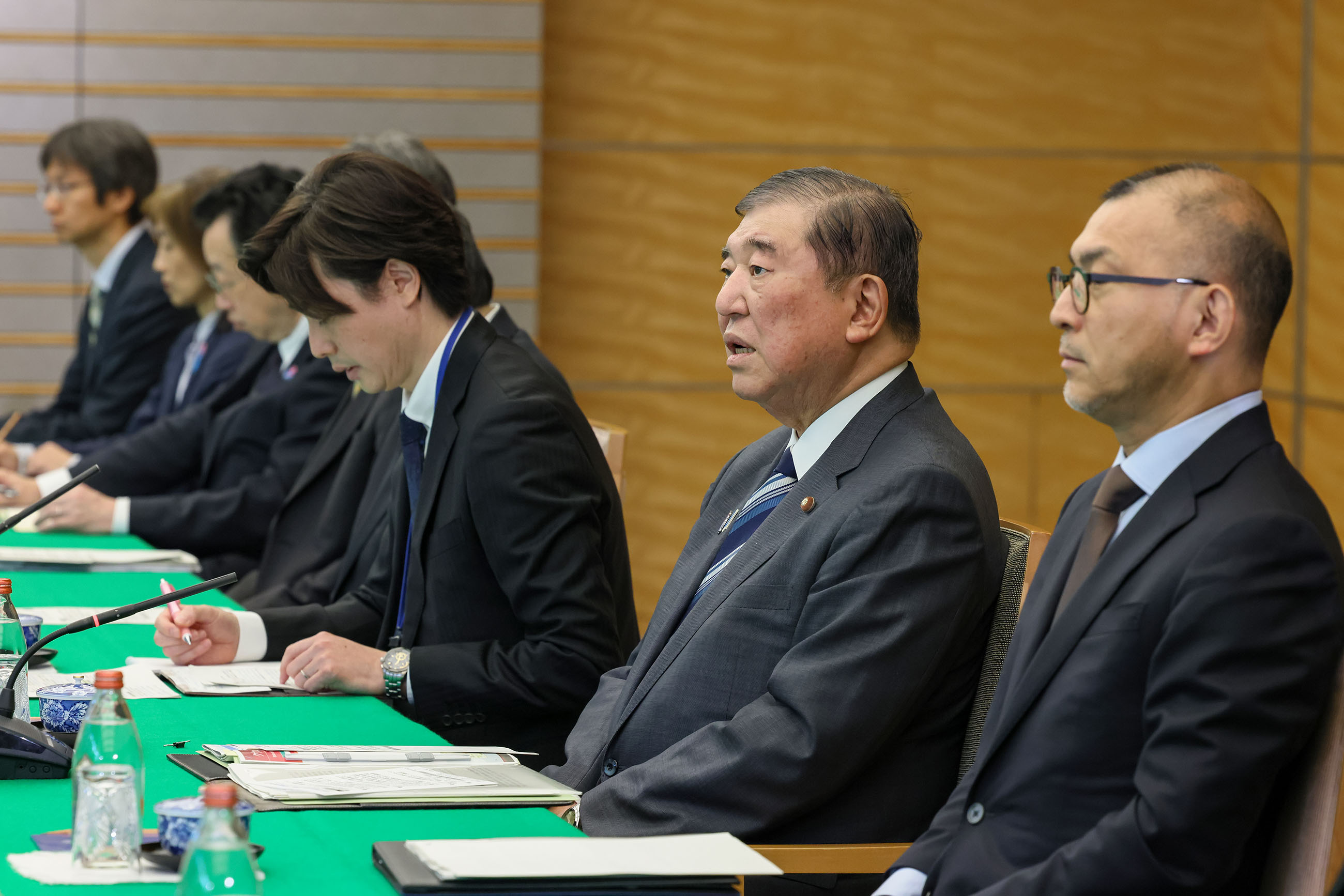 石破首相与萨巴赫·哈立德王储举行会谈4