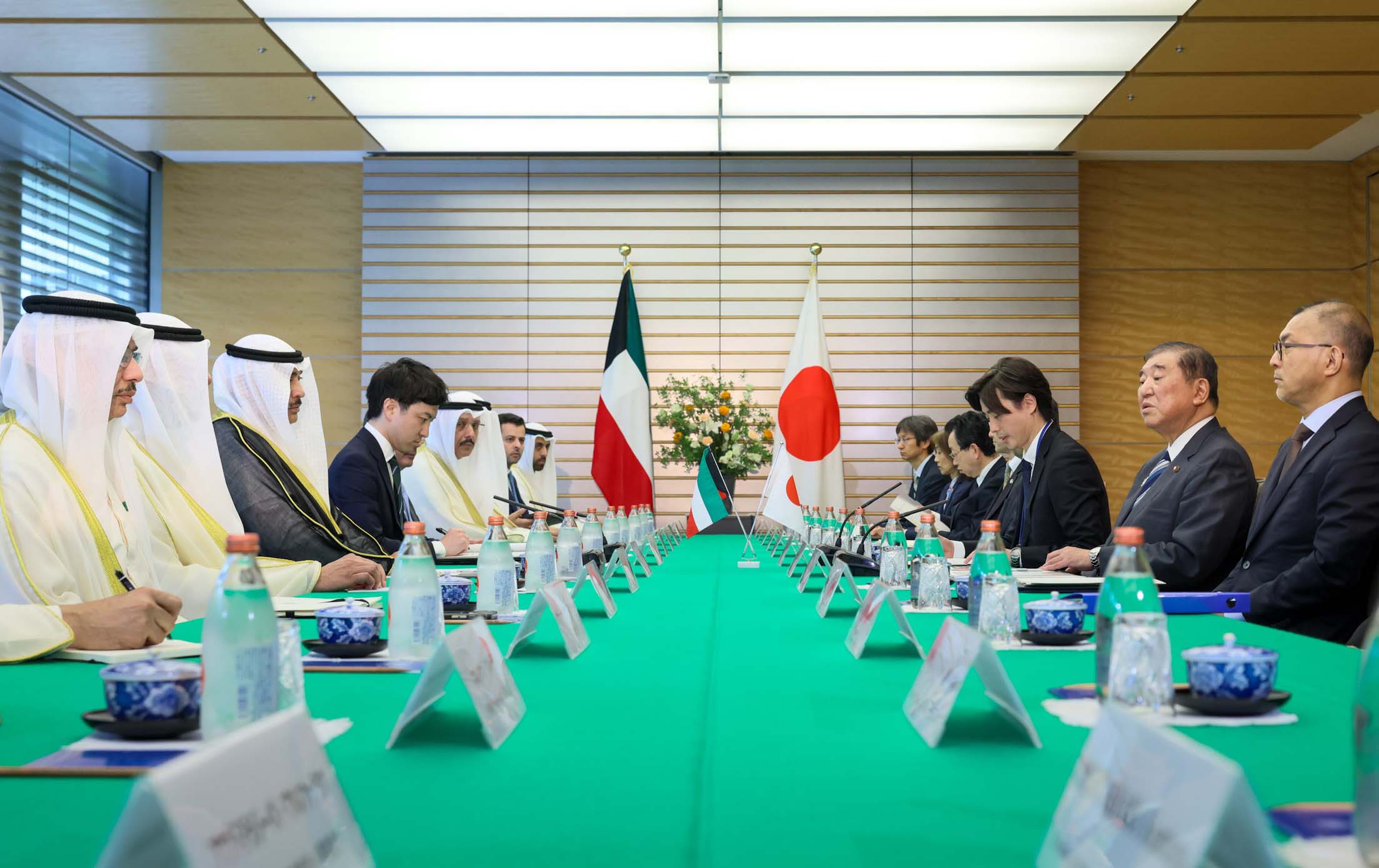 石破首相与萨巴赫·哈立德王储举行会谈6