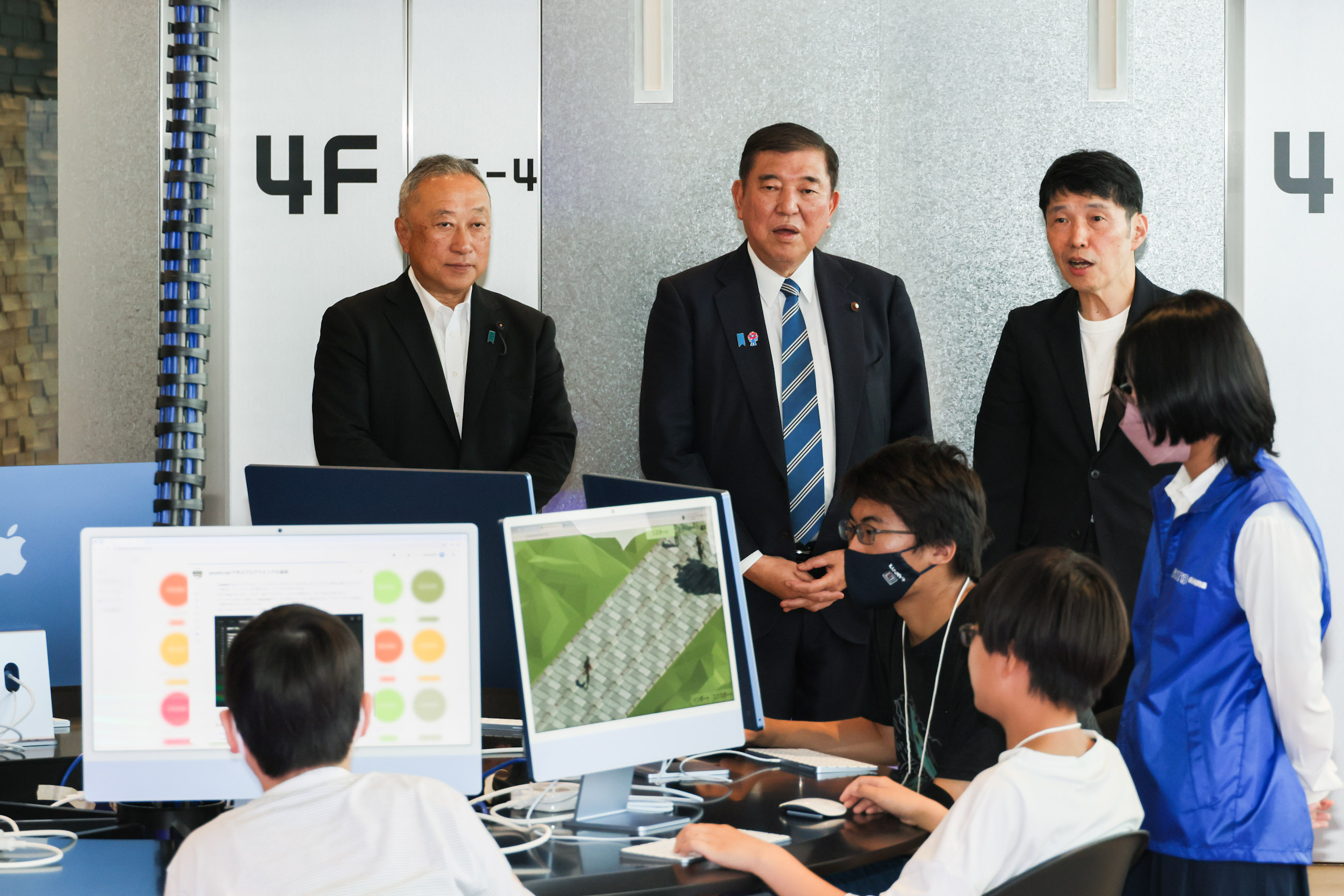 石破首相视察TUMO Gunma1