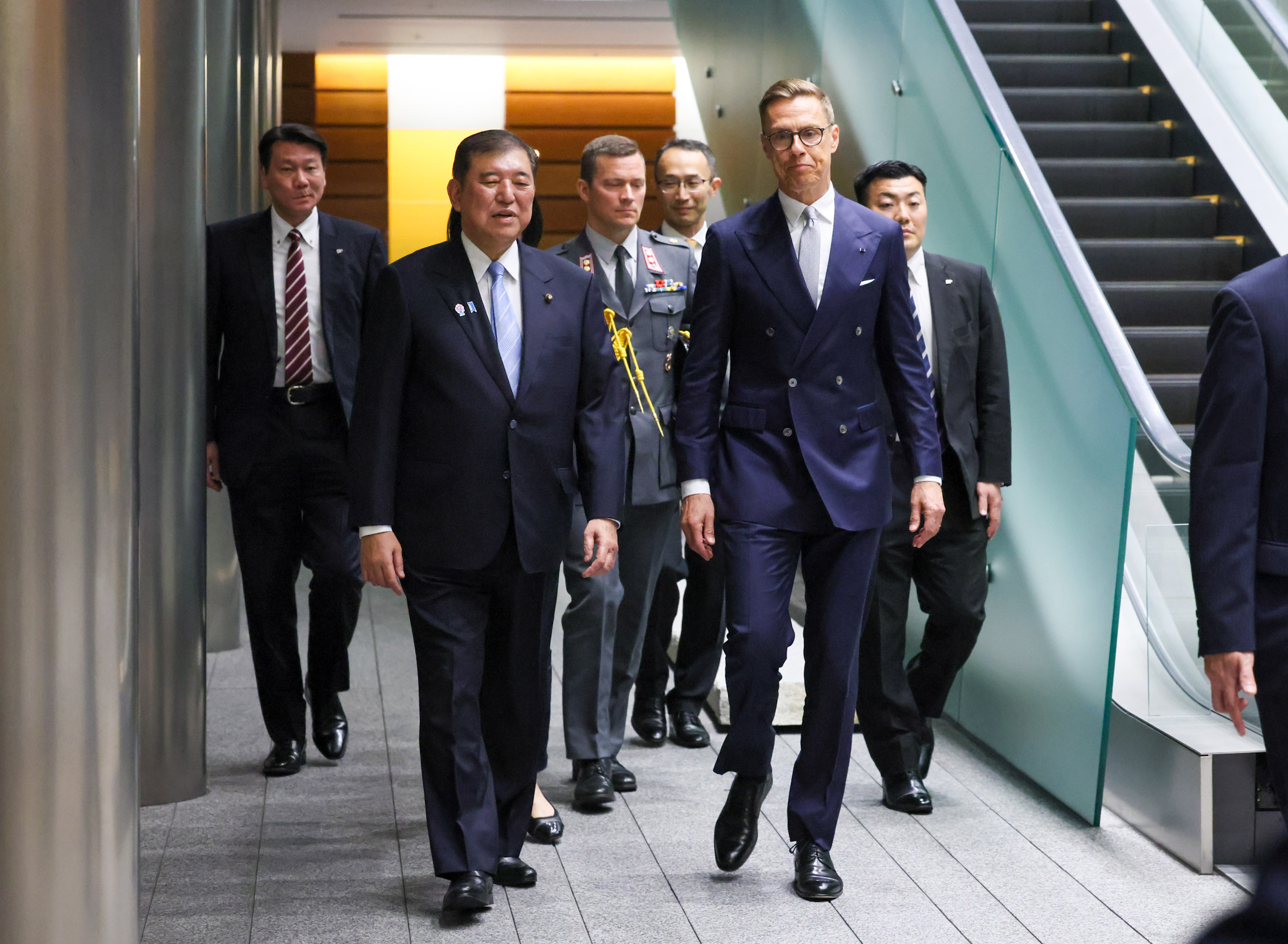 石破首相出席联合记者发布会