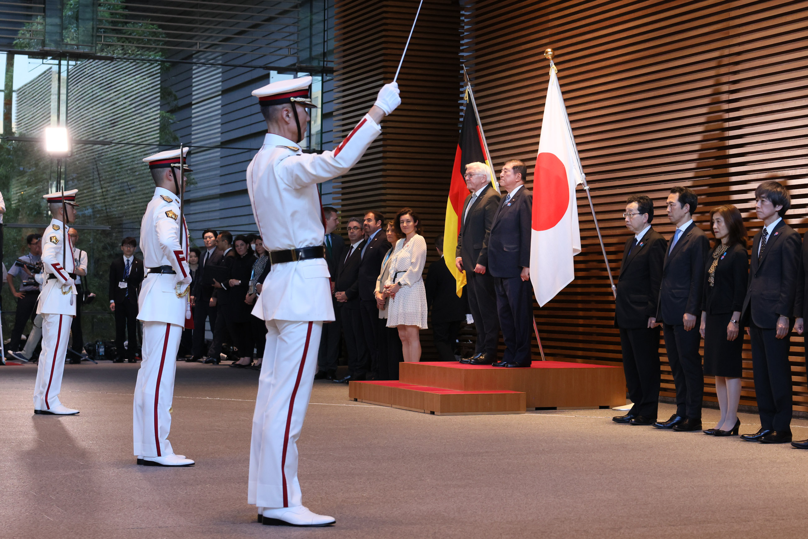 仪仗队的荣誉礼和迎宾仪式1