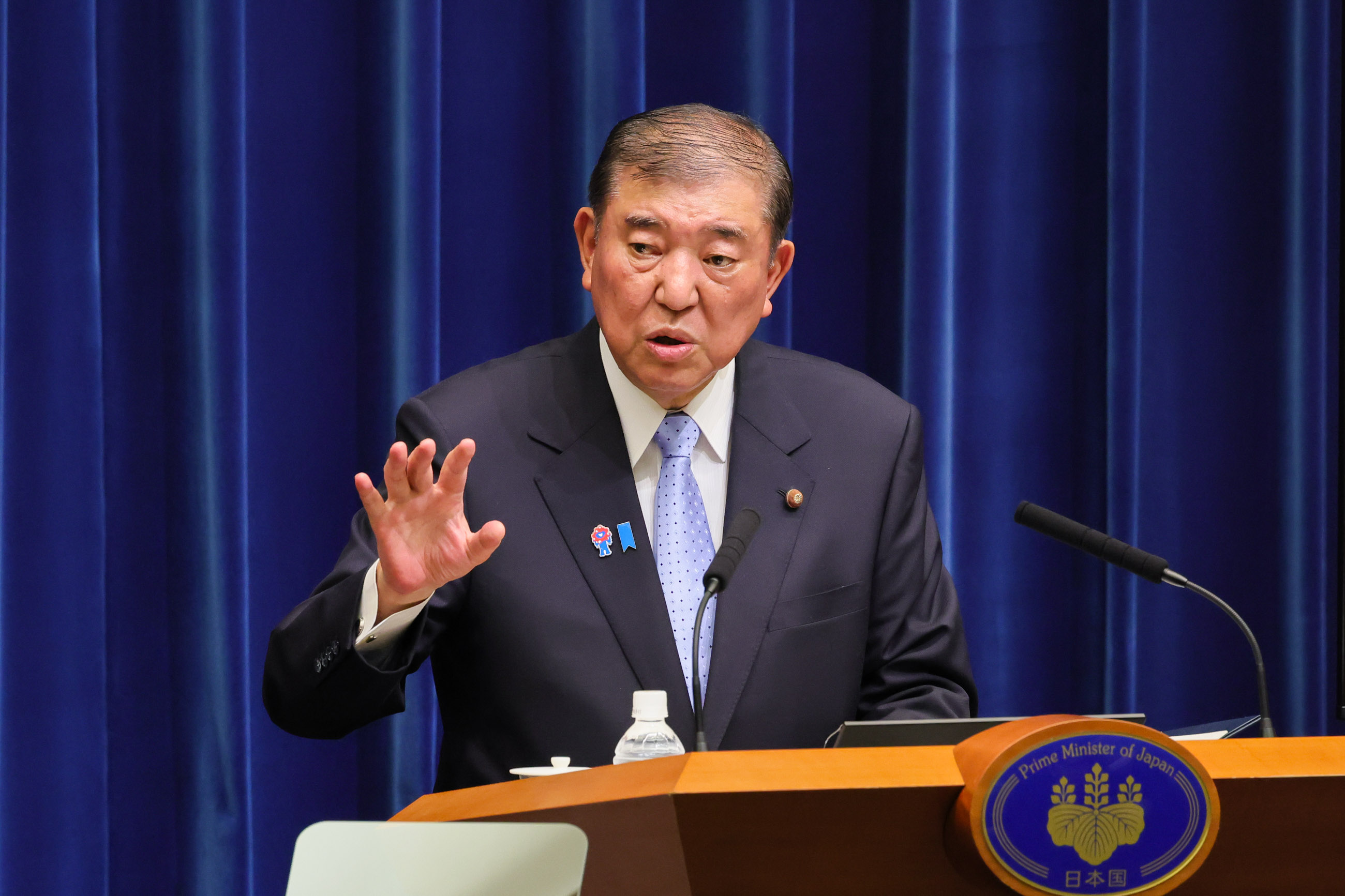 石破首相回答记者的提问2