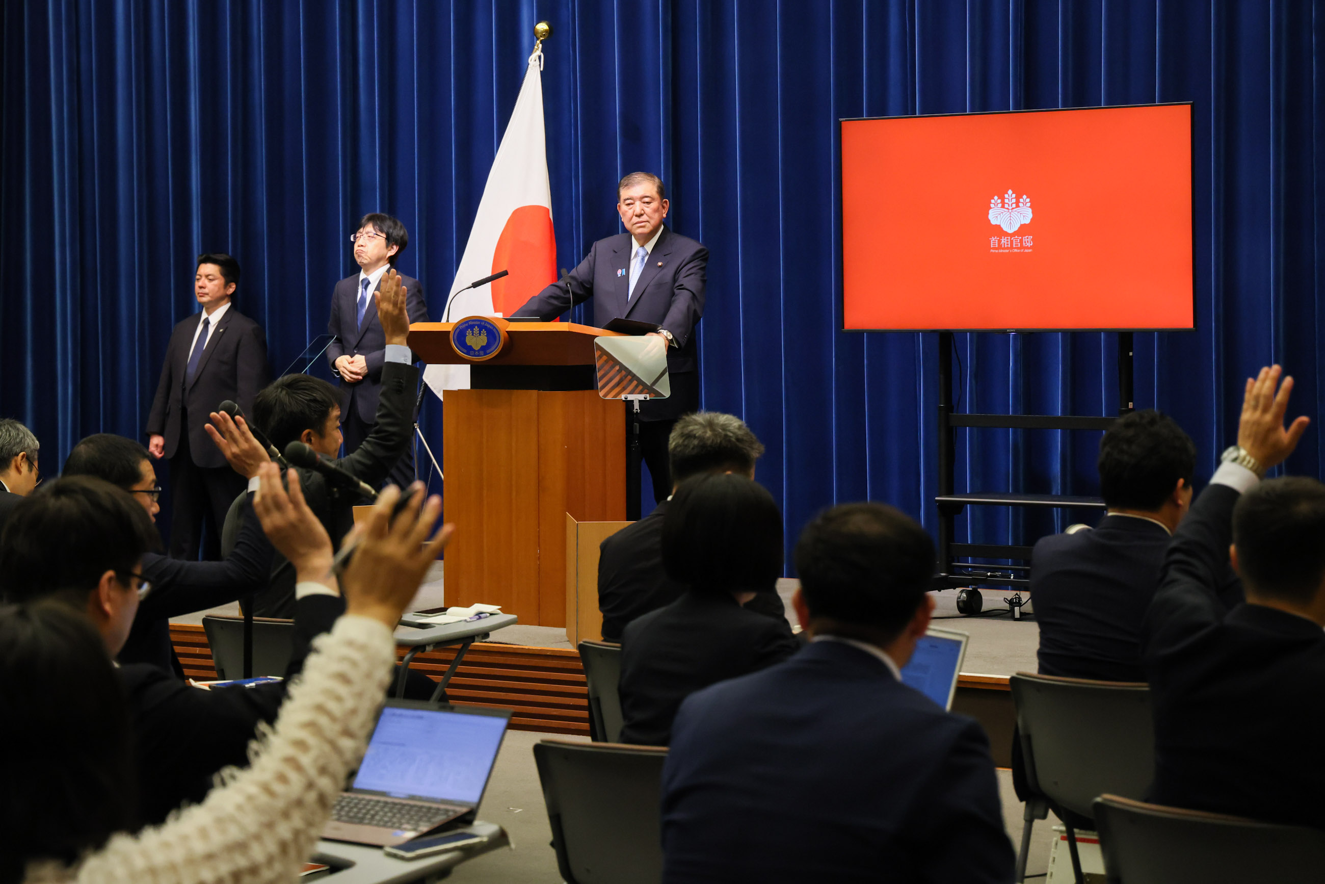 石破首相回答记者的提问3