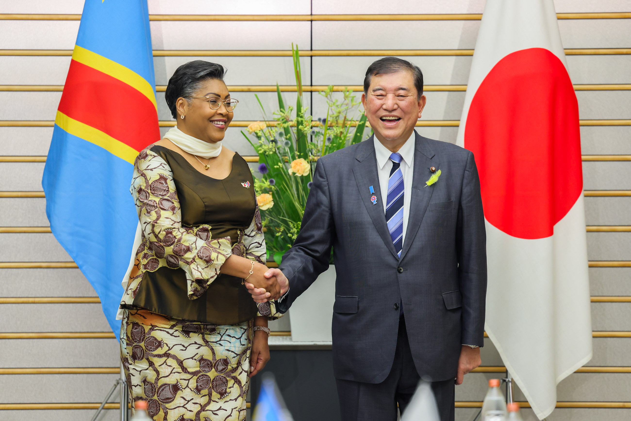 举行日本刚果民主共和国举行首脑会谈