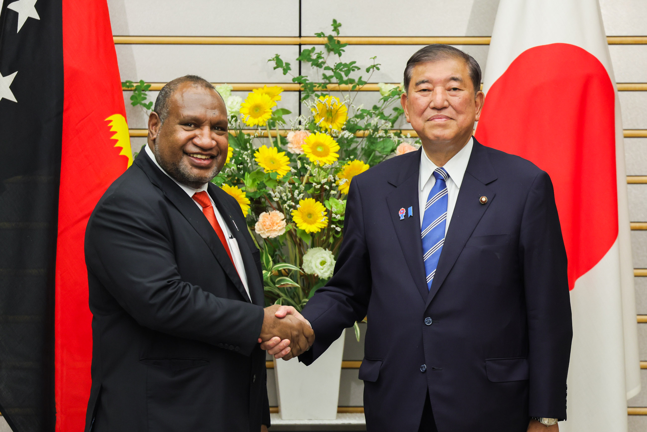 日本巴布亚新几内首脑会谈2