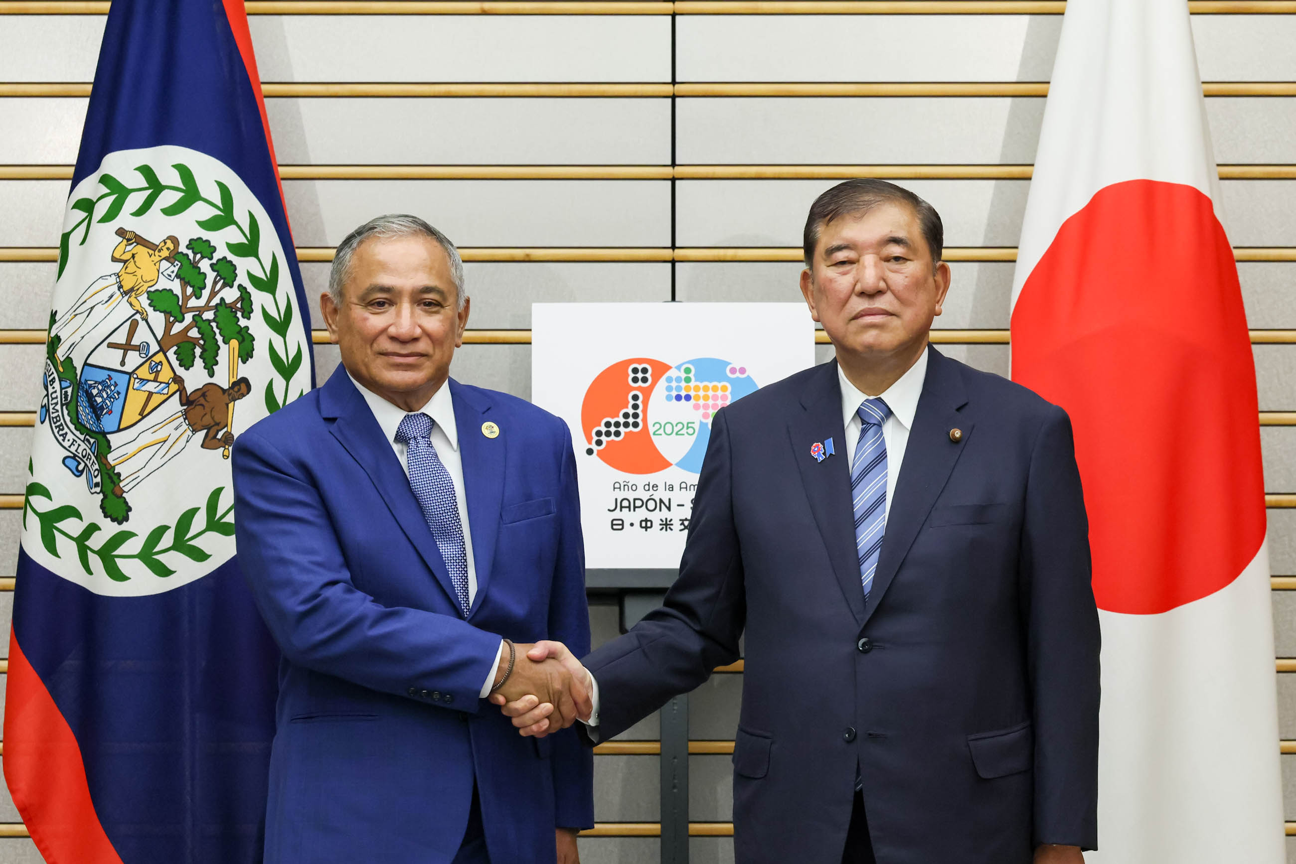 日本伯利兹首脑会谈1