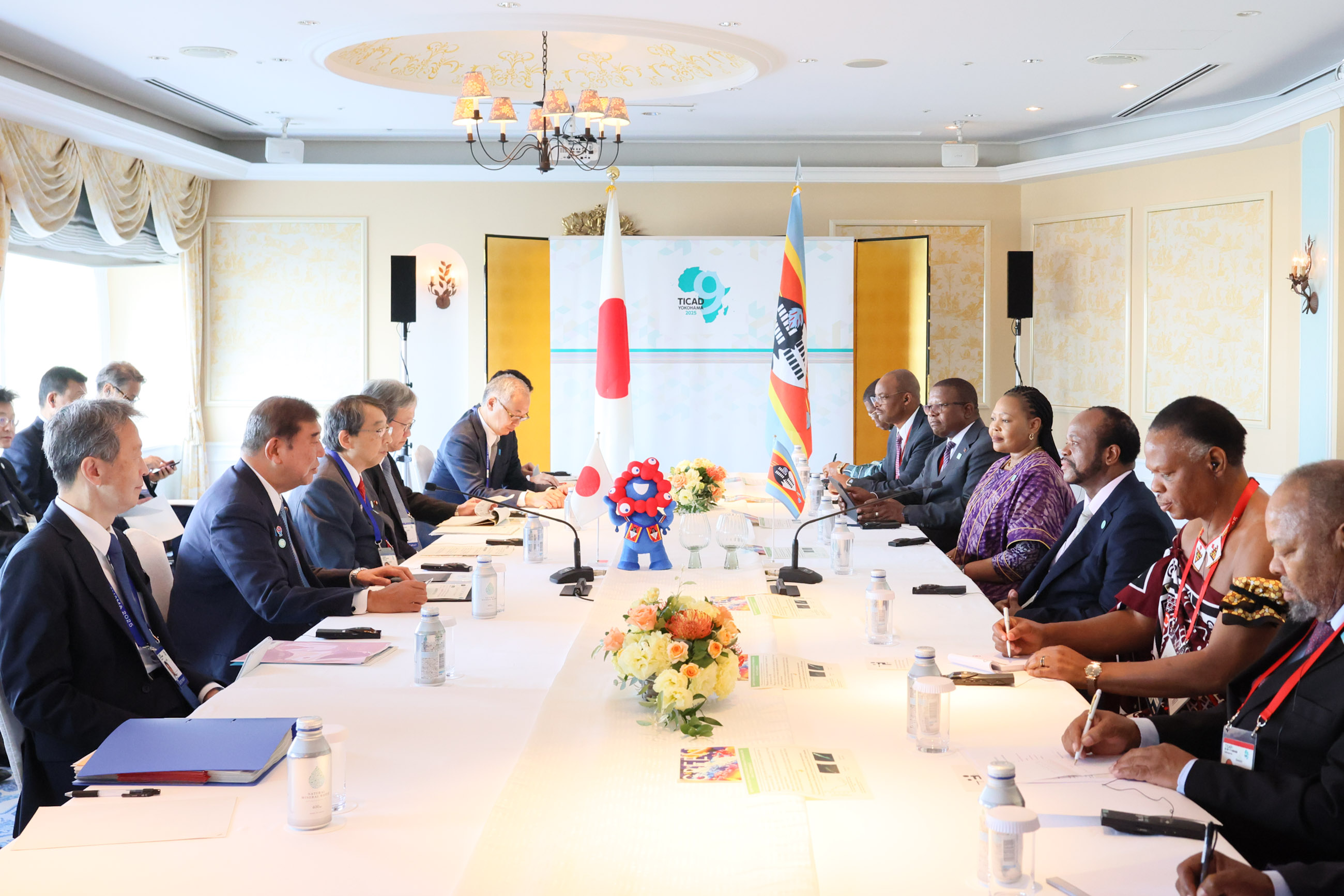 日本斯威士兰首脑会谈2