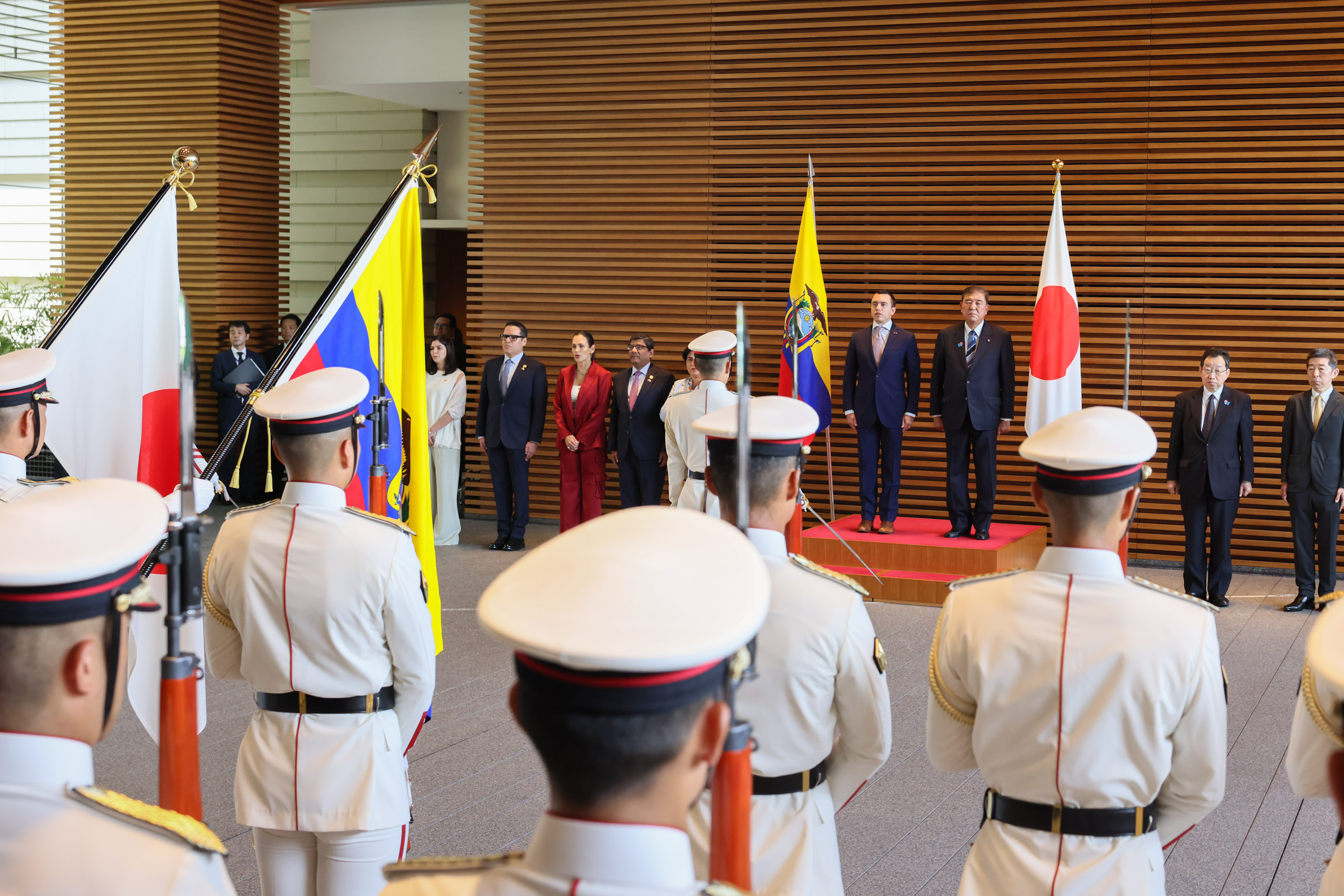 仪仗队的荣誉礼和迎宾仪式2