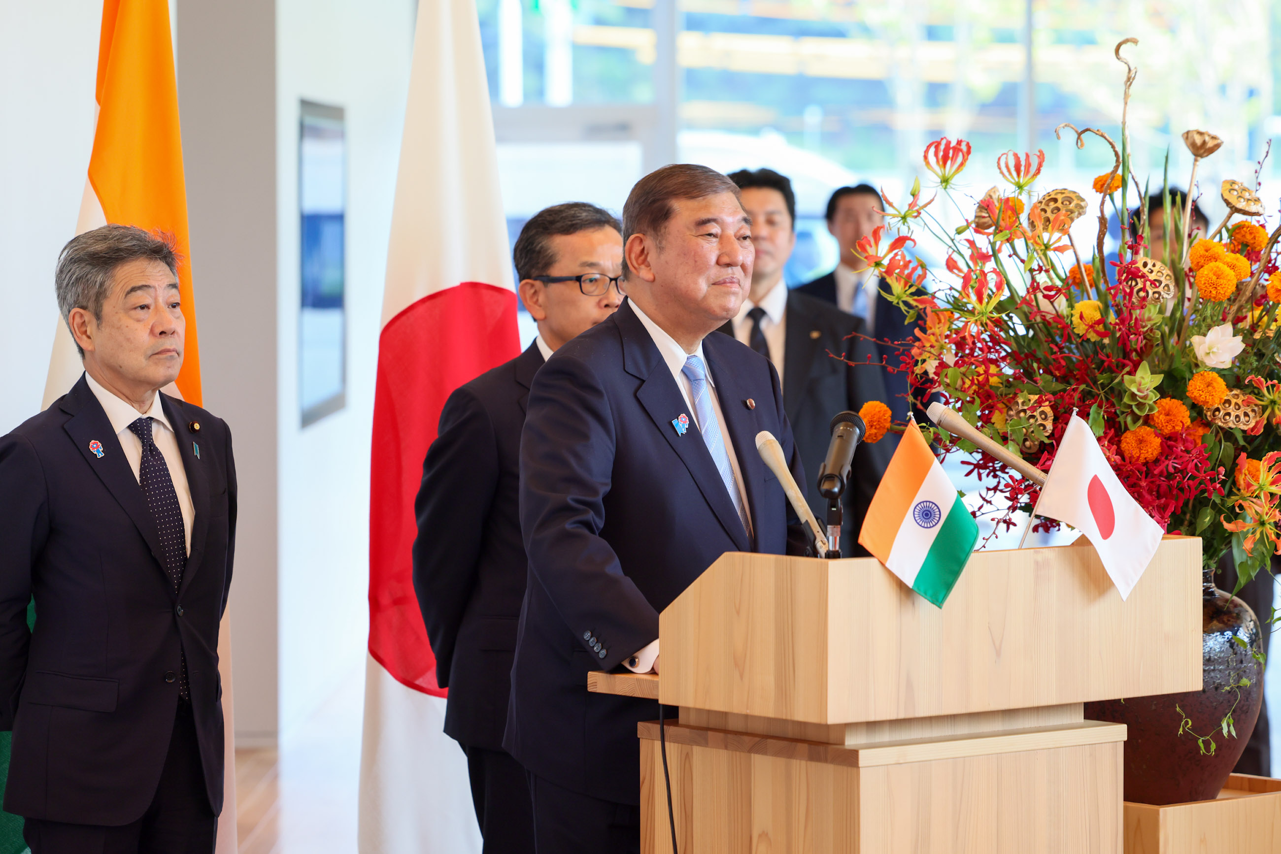 石破首相举行记者会2