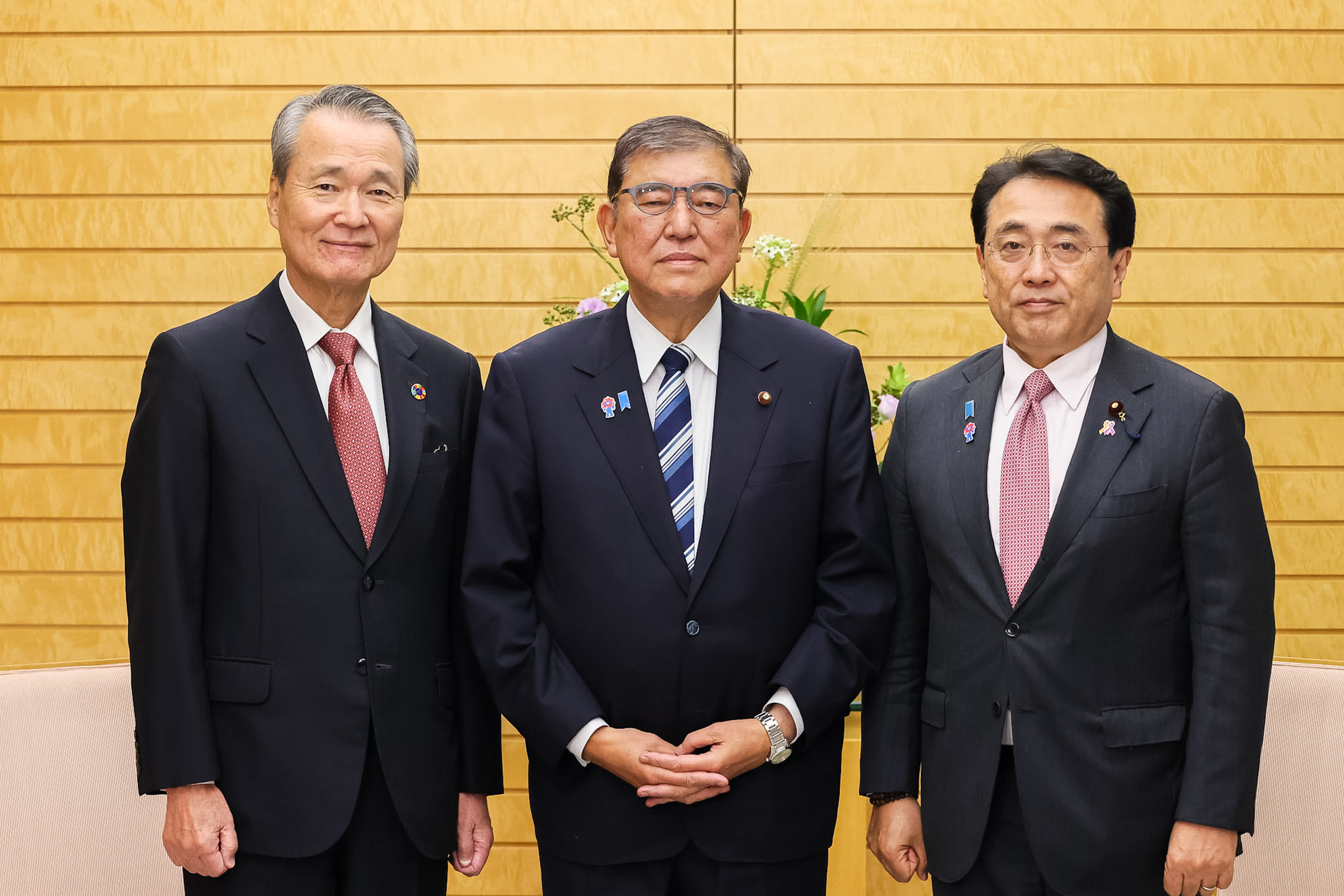 会见经济团体联合会筒井会长