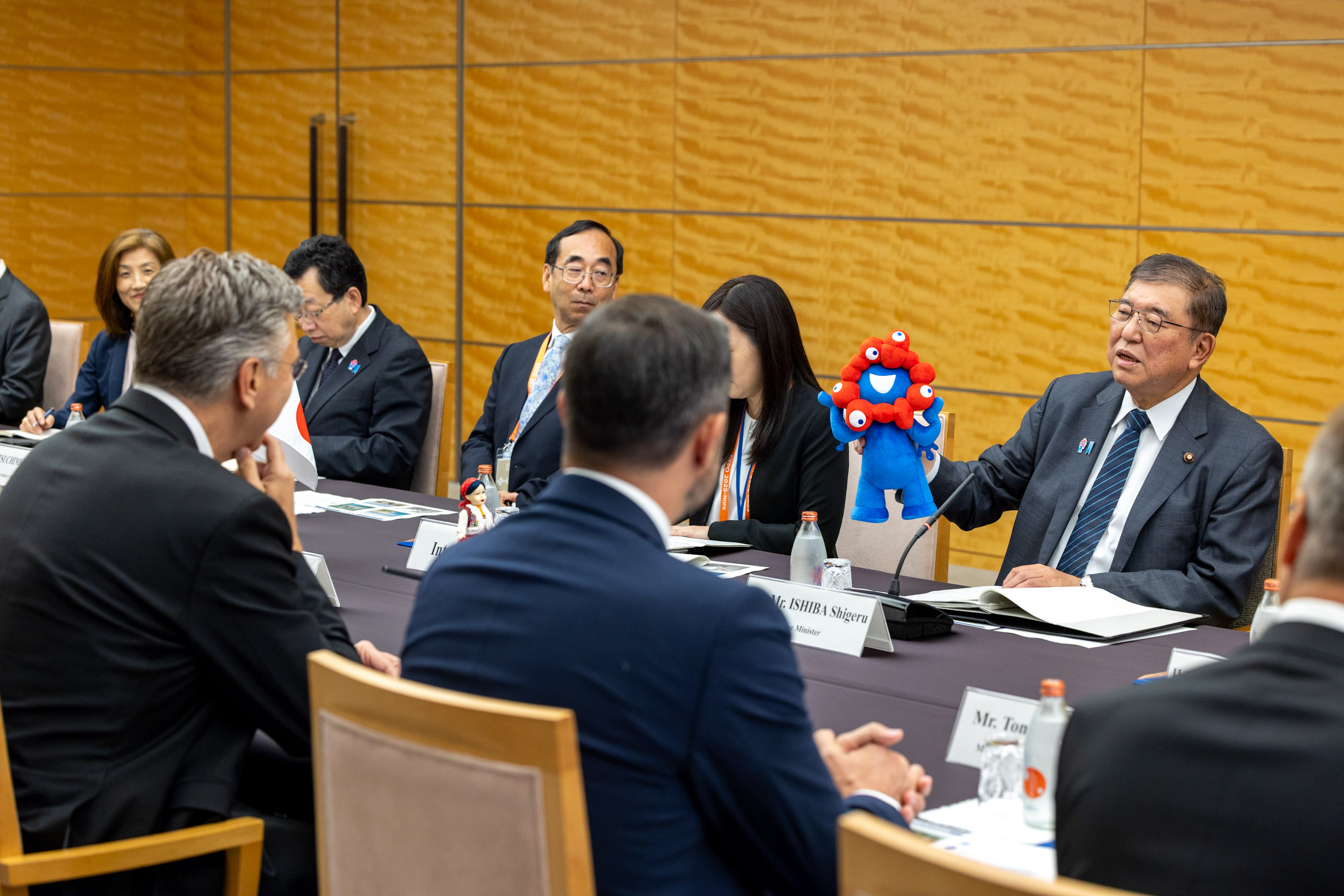 日本克罗地亚首脑会谈5