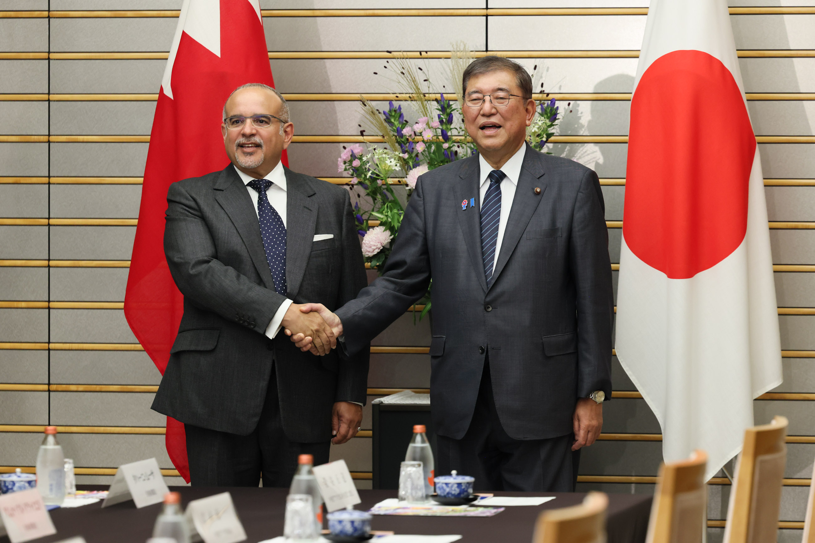 与萨勒曼王储兼首相举行会谈2