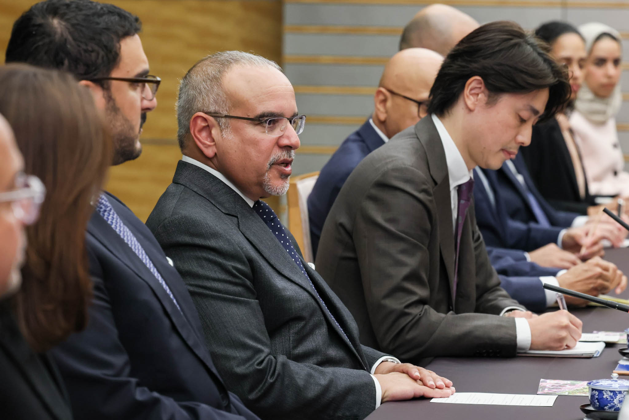 与萨勒曼王储兼首相举行会谈5