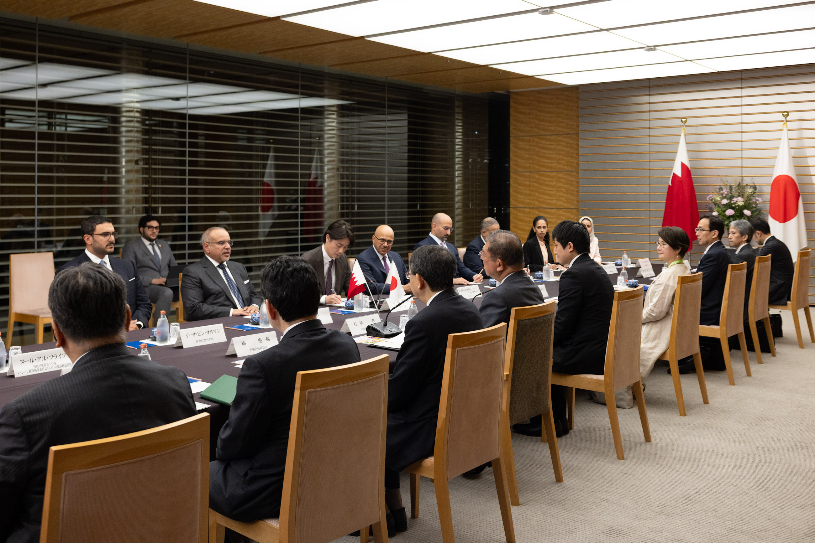 与萨勒曼王储兼首相举行会谈7