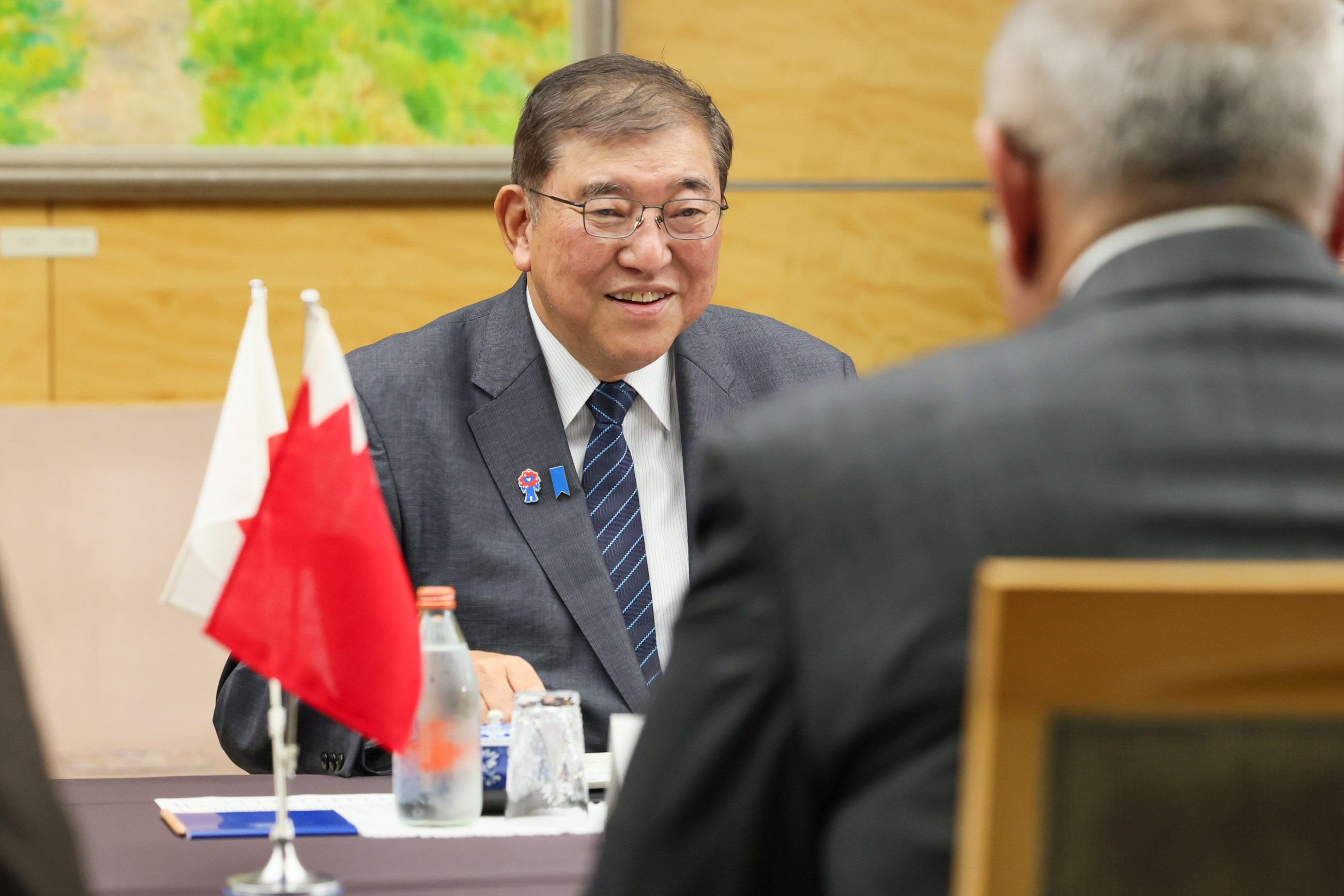 与萨勒曼王储兼首相举行会谈8