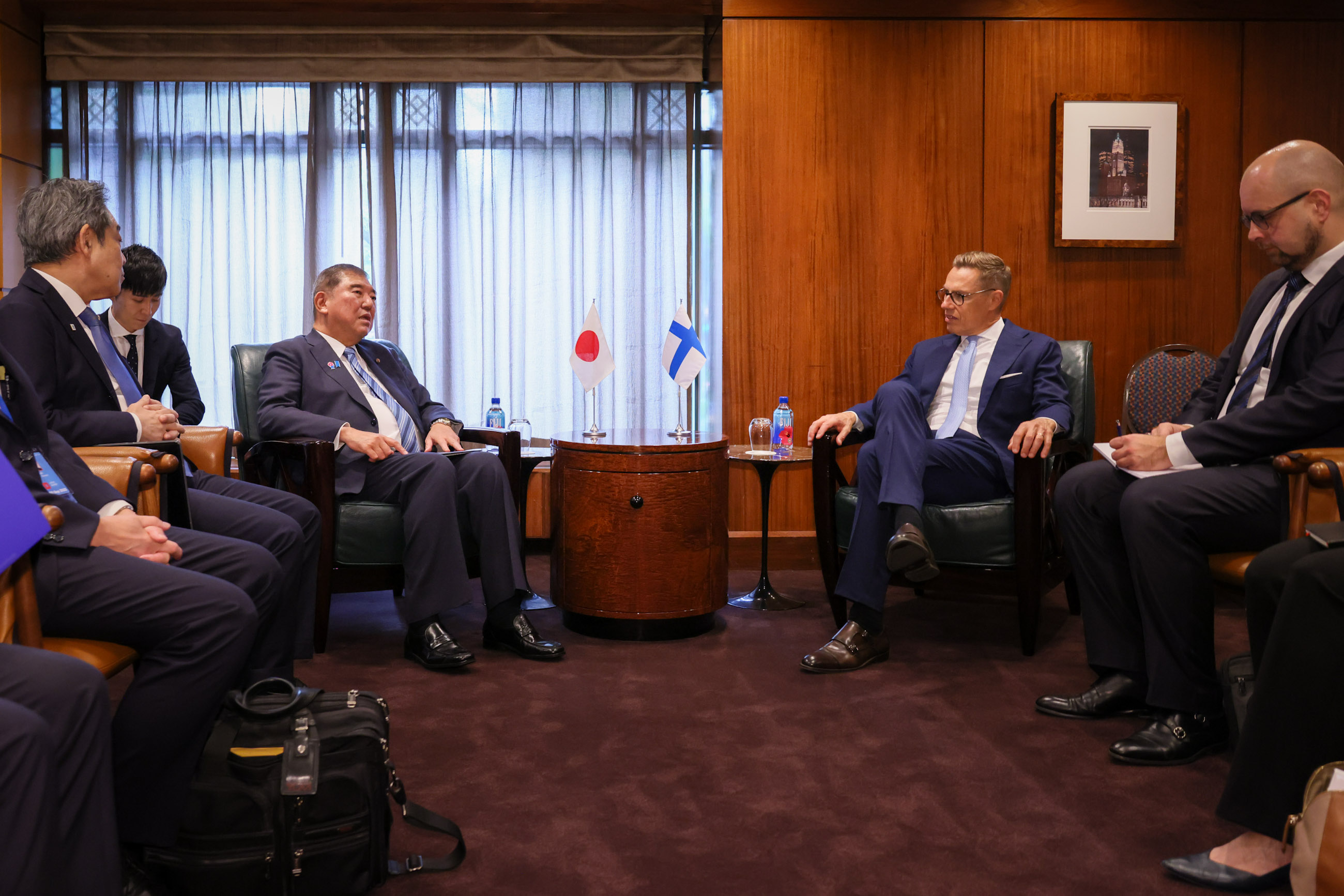日本芬兰首脑会談3